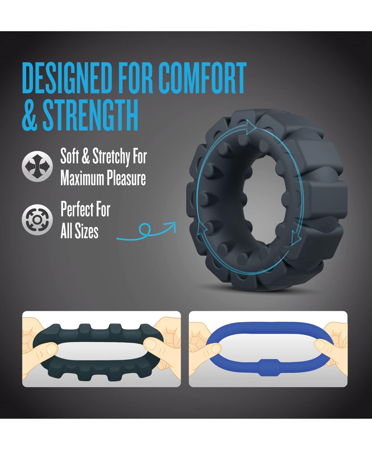 Blush Performance Plus Engage - Black/Blue - Image 5