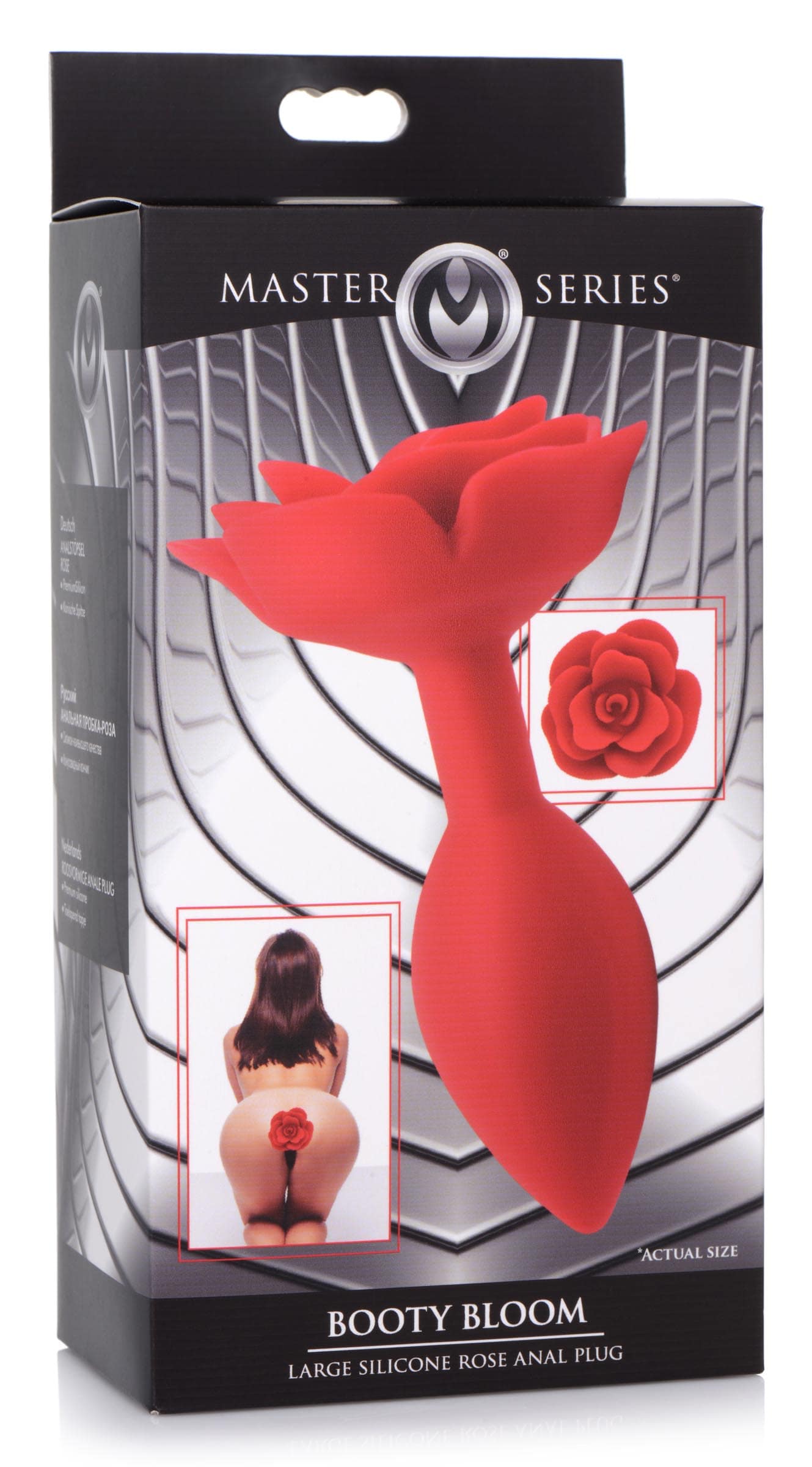 Booty Bloom Silicone Rose Anal Plug - Large - Image 7