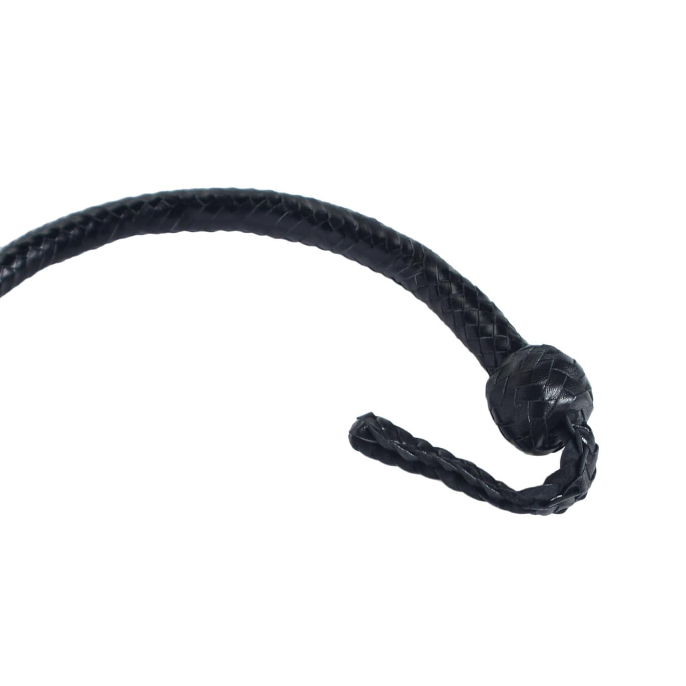 3 Foot Snakewhip 12 Plait - Black - Image 3