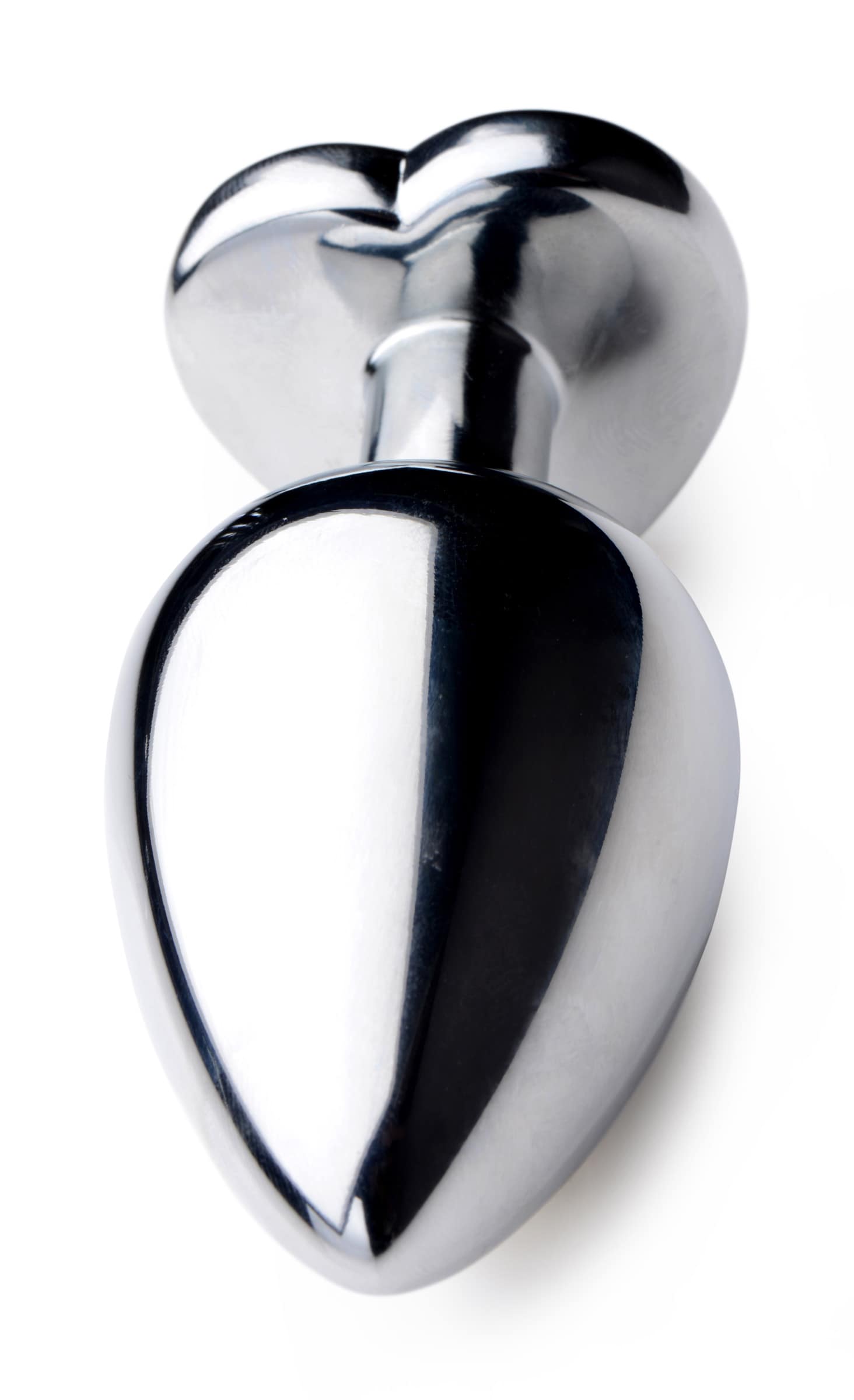 Black Heart Gem Anal Plug - Large - Image 7