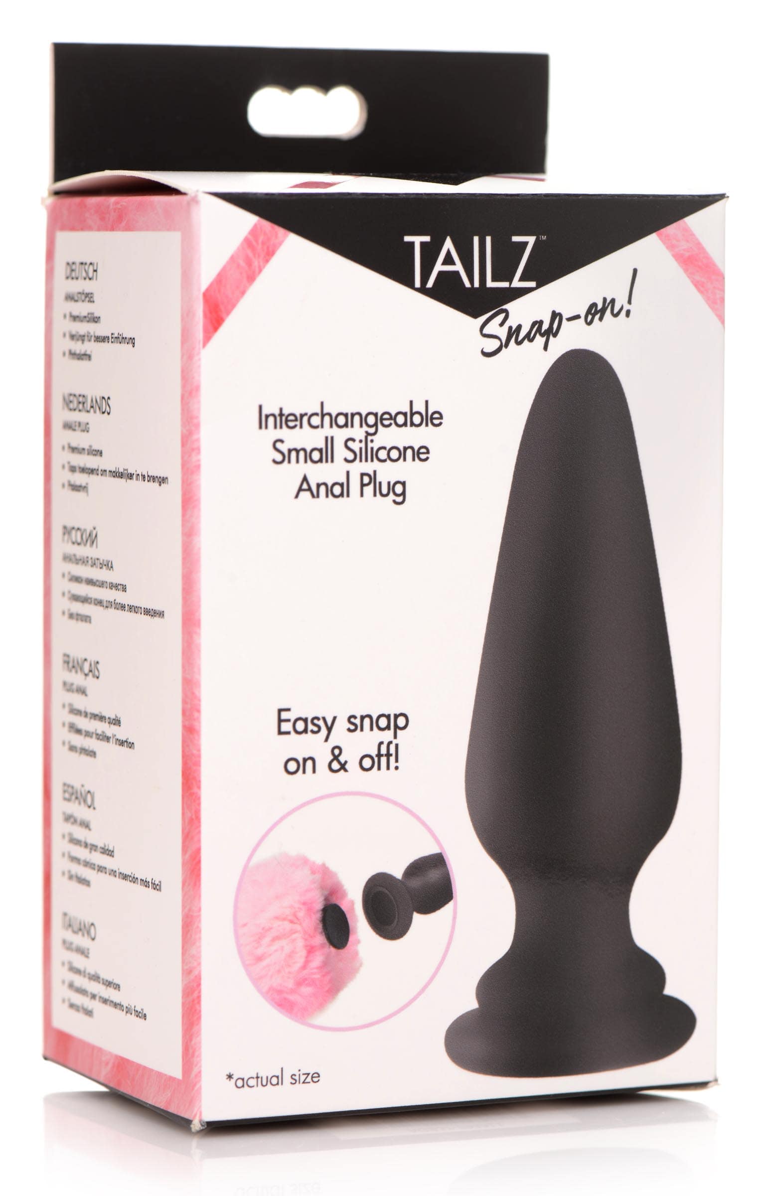 Interchangeable Silicone Anal Plug - Small - Image 7