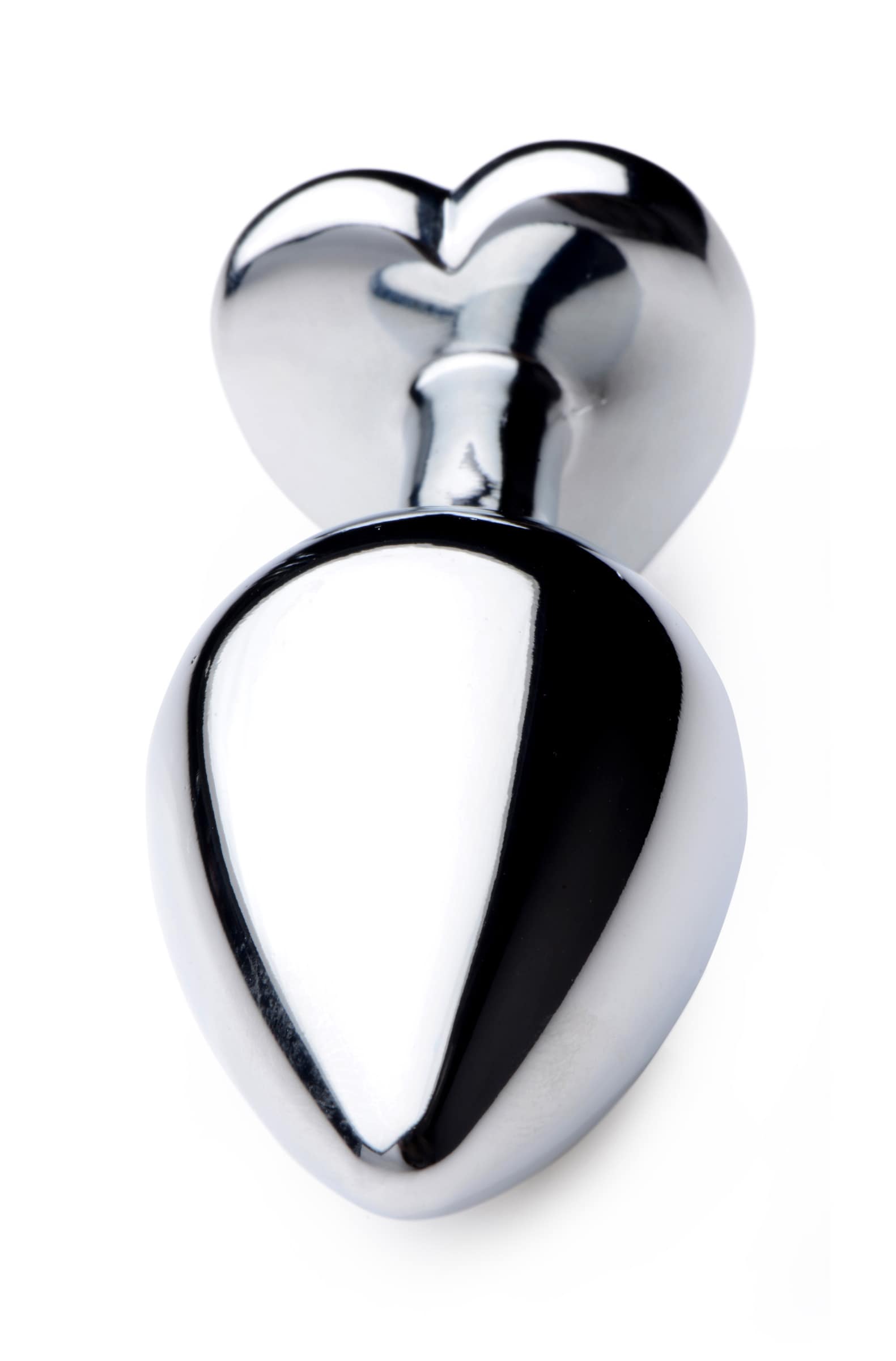 Black Heart Gem Anal Plug - Medium - Image 7