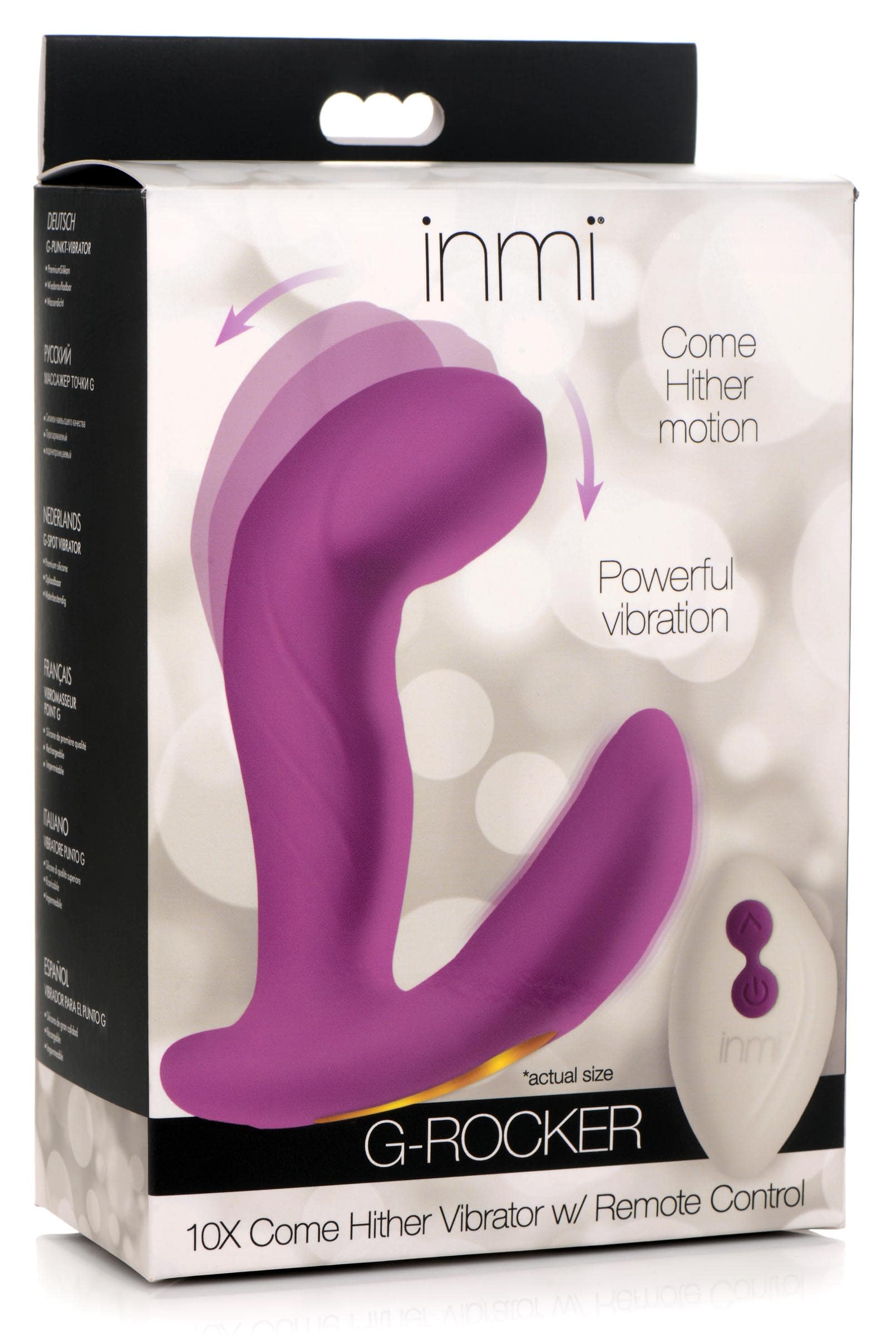 G-Rocker 10X Come Hither Silicone Vibrator with Remote Control - Image 6