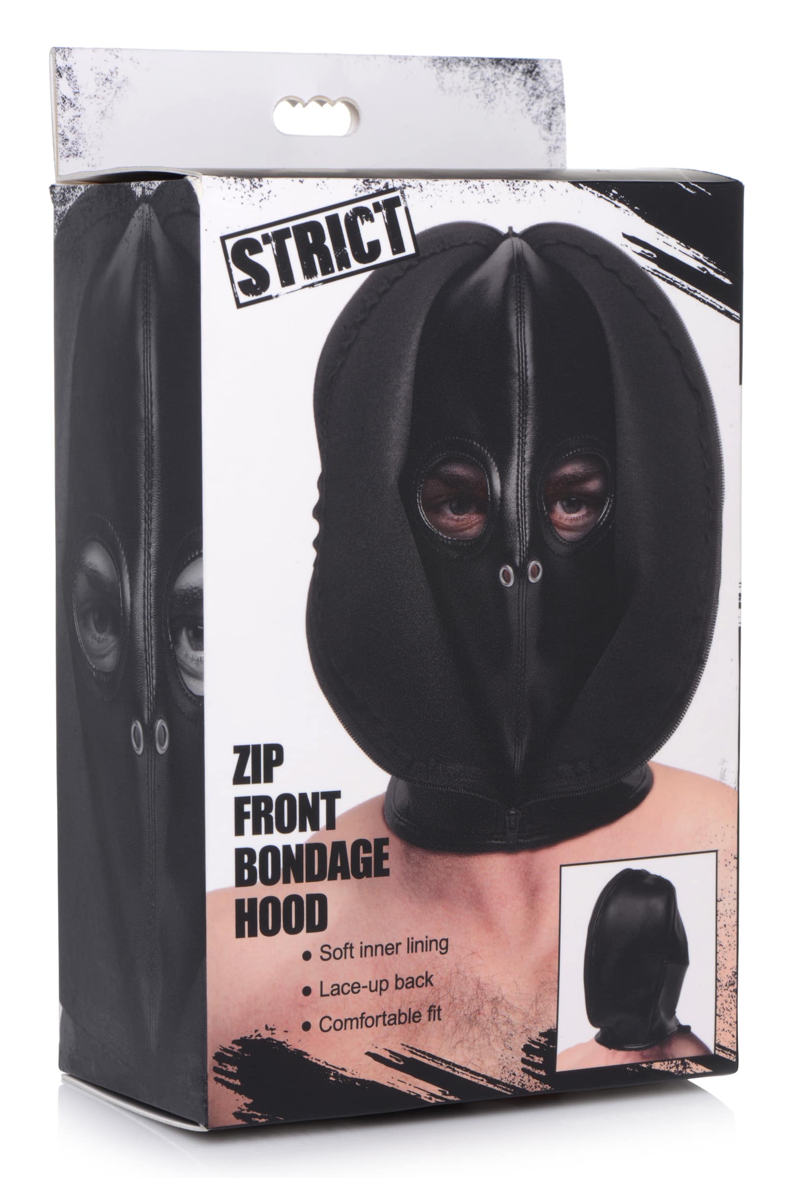 Zip Front Bondage Hood - Image 5