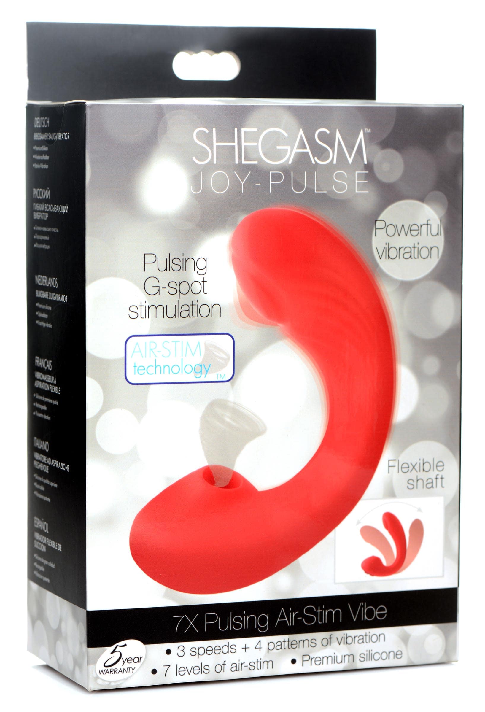 Joy-Pulse 7X Pulsing Silicone Air-Stim Vibe - Image 8
