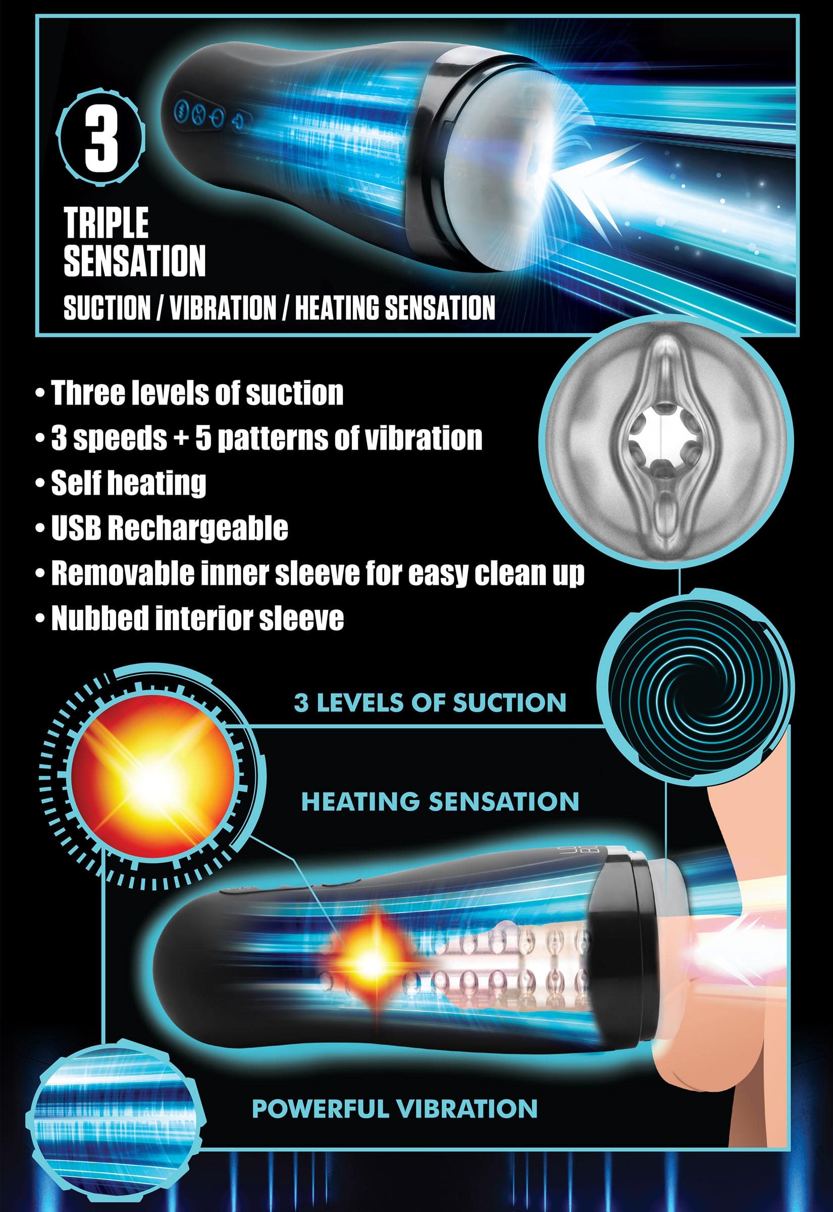 Auto Milker 15X Sucking Masturbator - Image 9