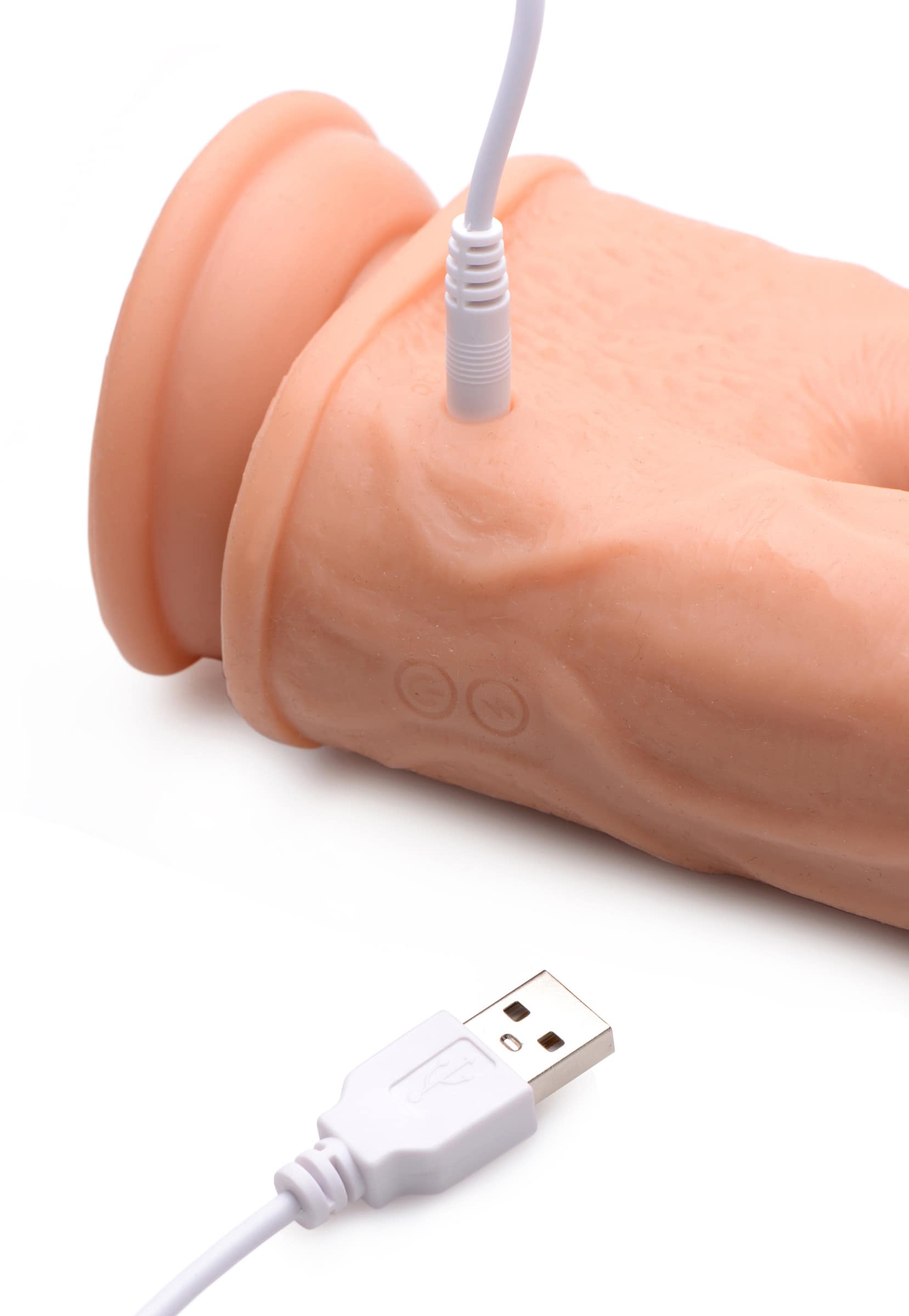 Vibrating and Rotating Remote Control Silicone Double Dildo - Image 5