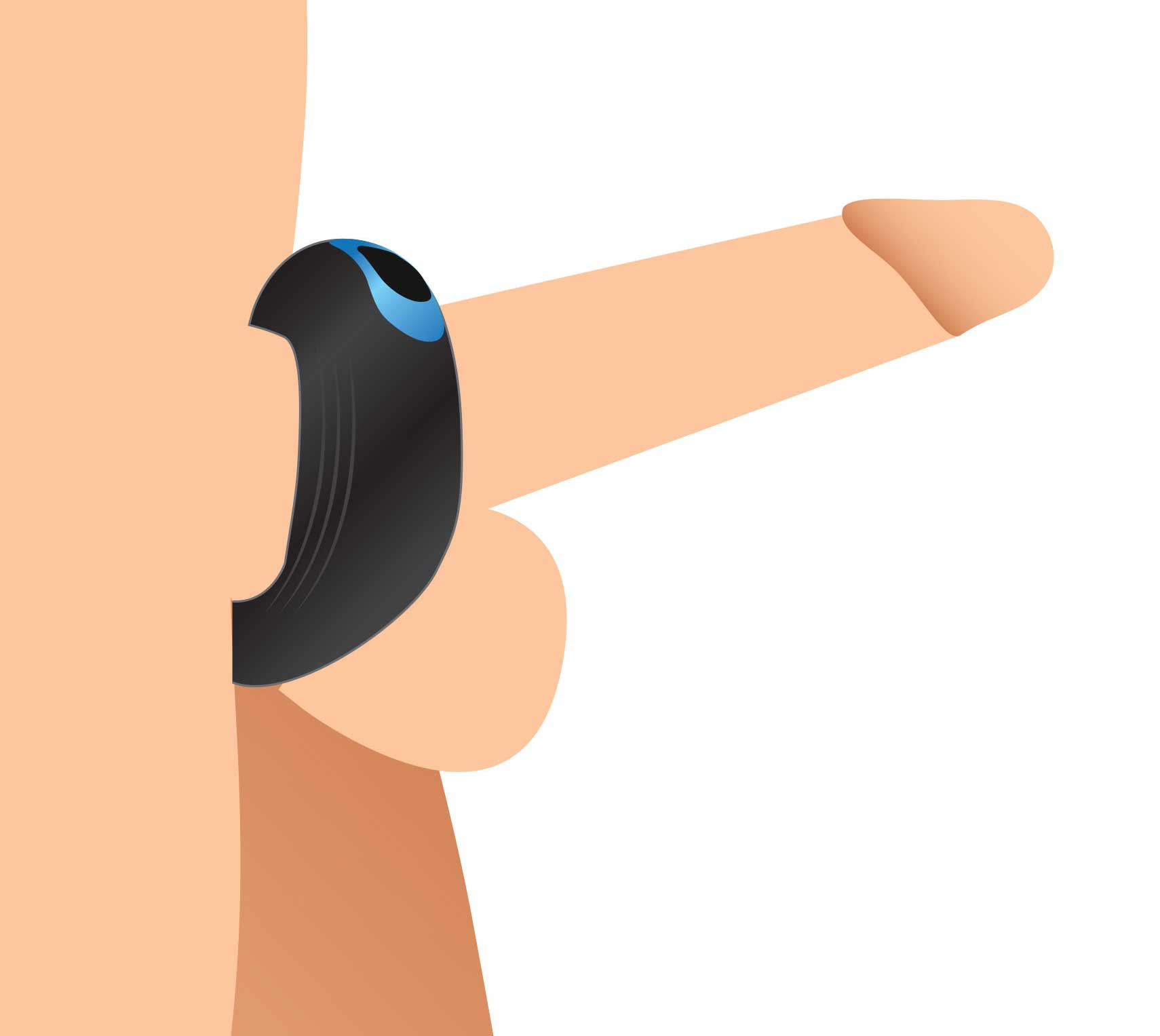 10X Dual Stim Silicone Cock Ring - Image 8