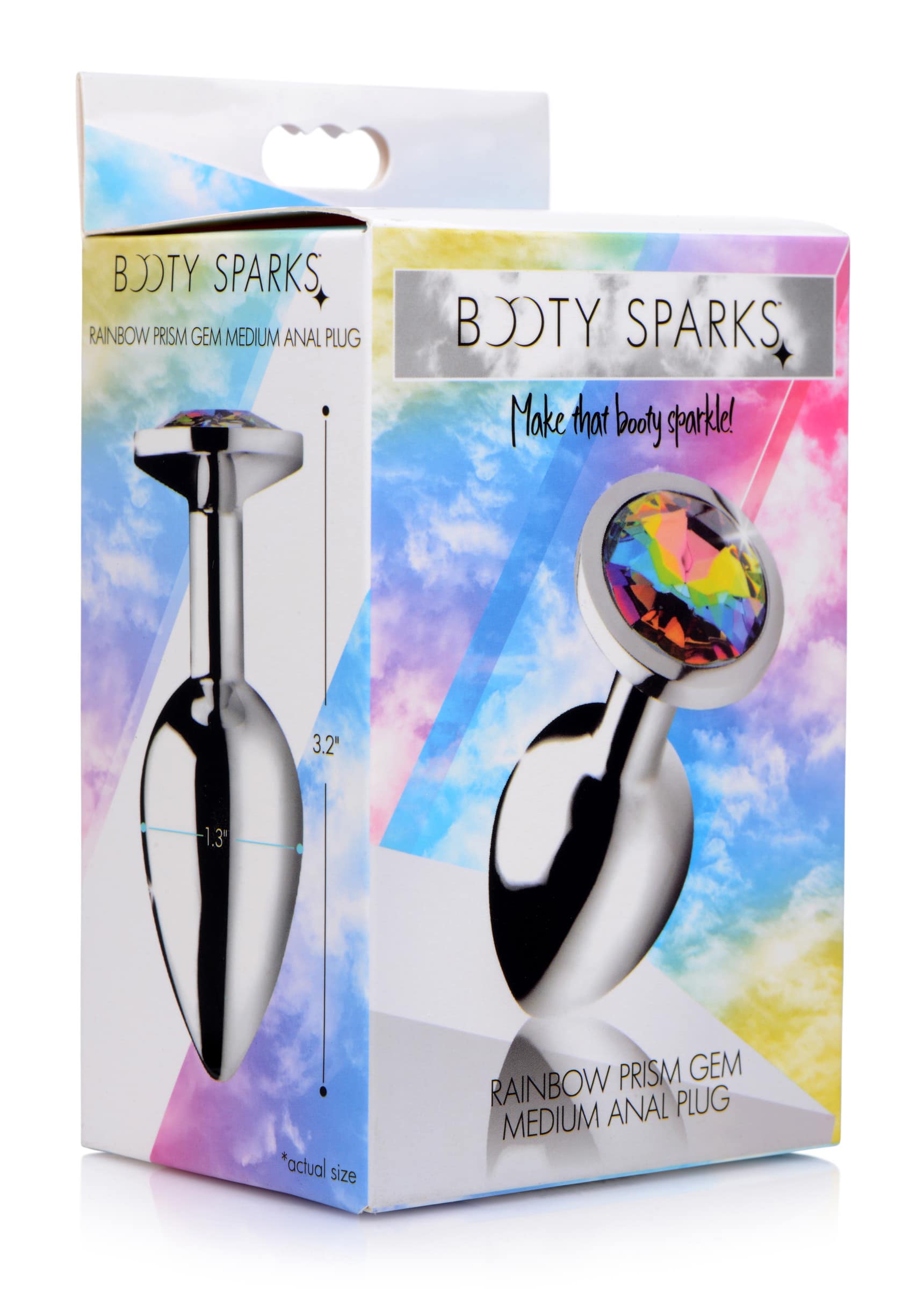 sich selbst befriedigen Rainbow Anal Plug Fox Tail Silicone Butt Plug – Honeyloveyou main image 1