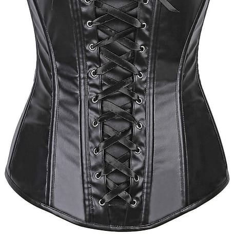 Wet Look Faux Leather Pink Laced Over Bust Corset – The BDSM Toy Shop
