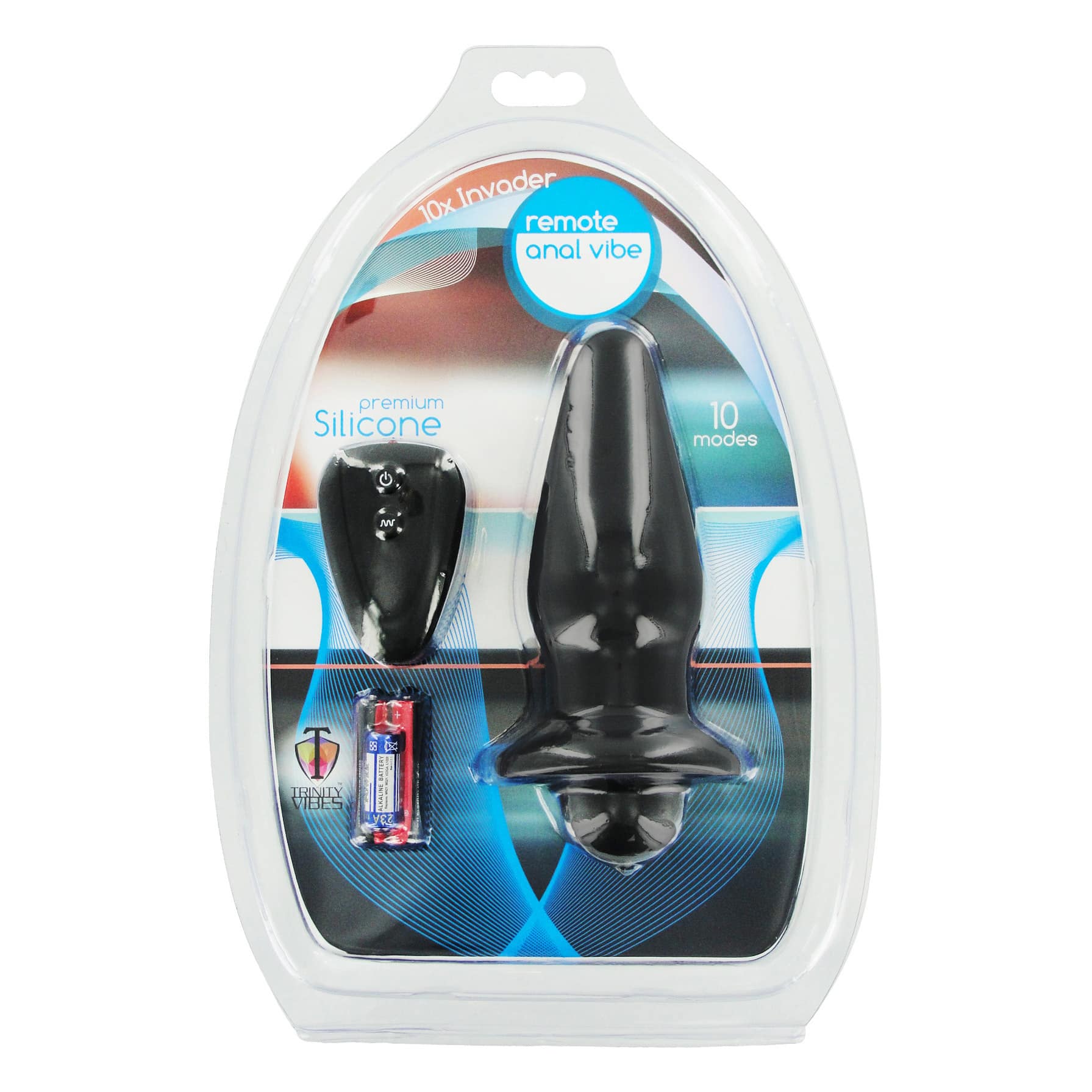 10x Invader Silicone Remote Anal Vibe - Image 2