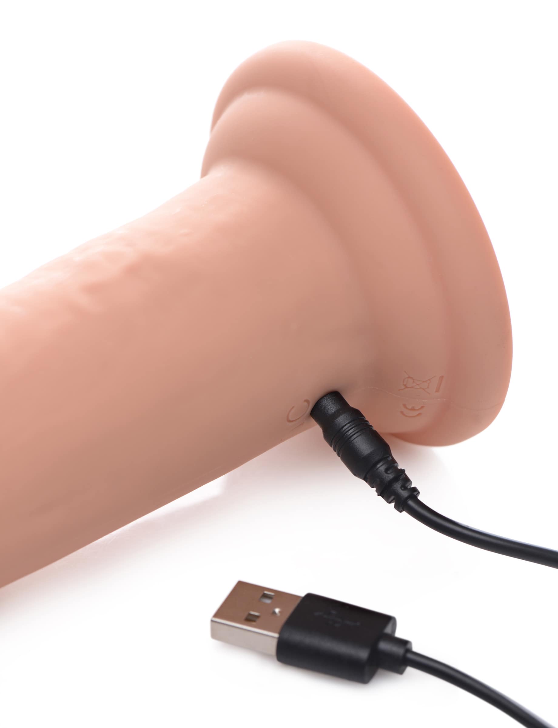 7X Inflatable and Vibrating Remote Control Silicone Dildo - 8.5 Inch - Image 9