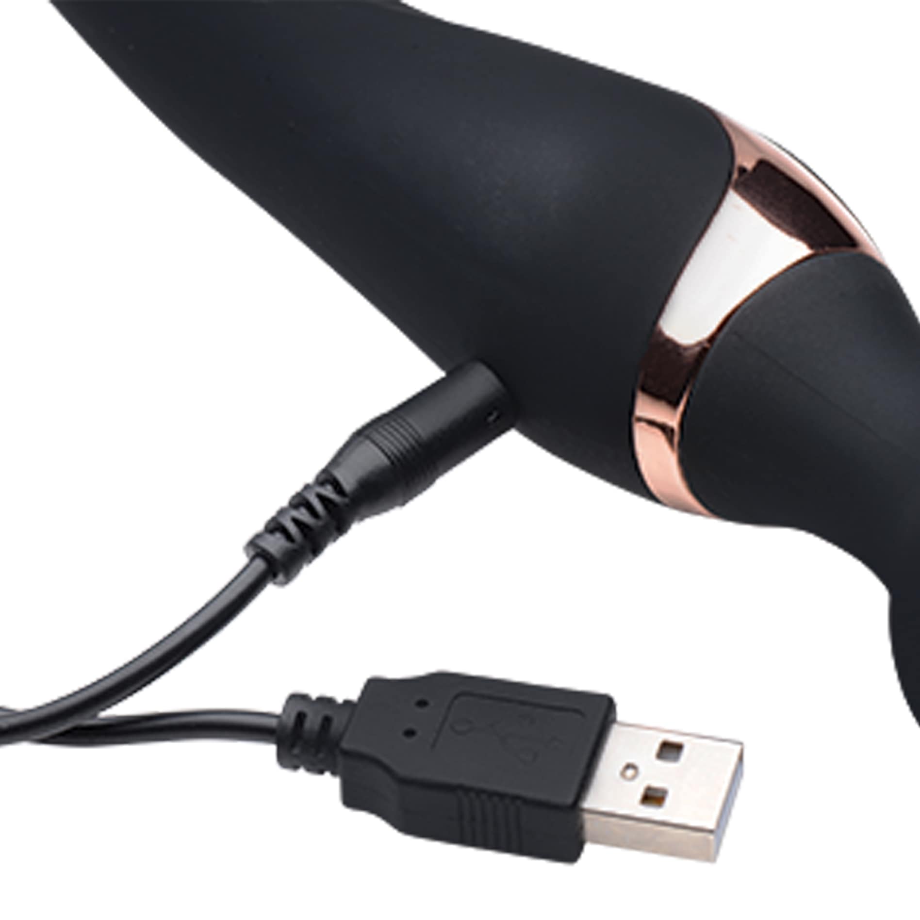 10X Dual Duchess 2-in-1 Silicone Massager - Black - Image 6