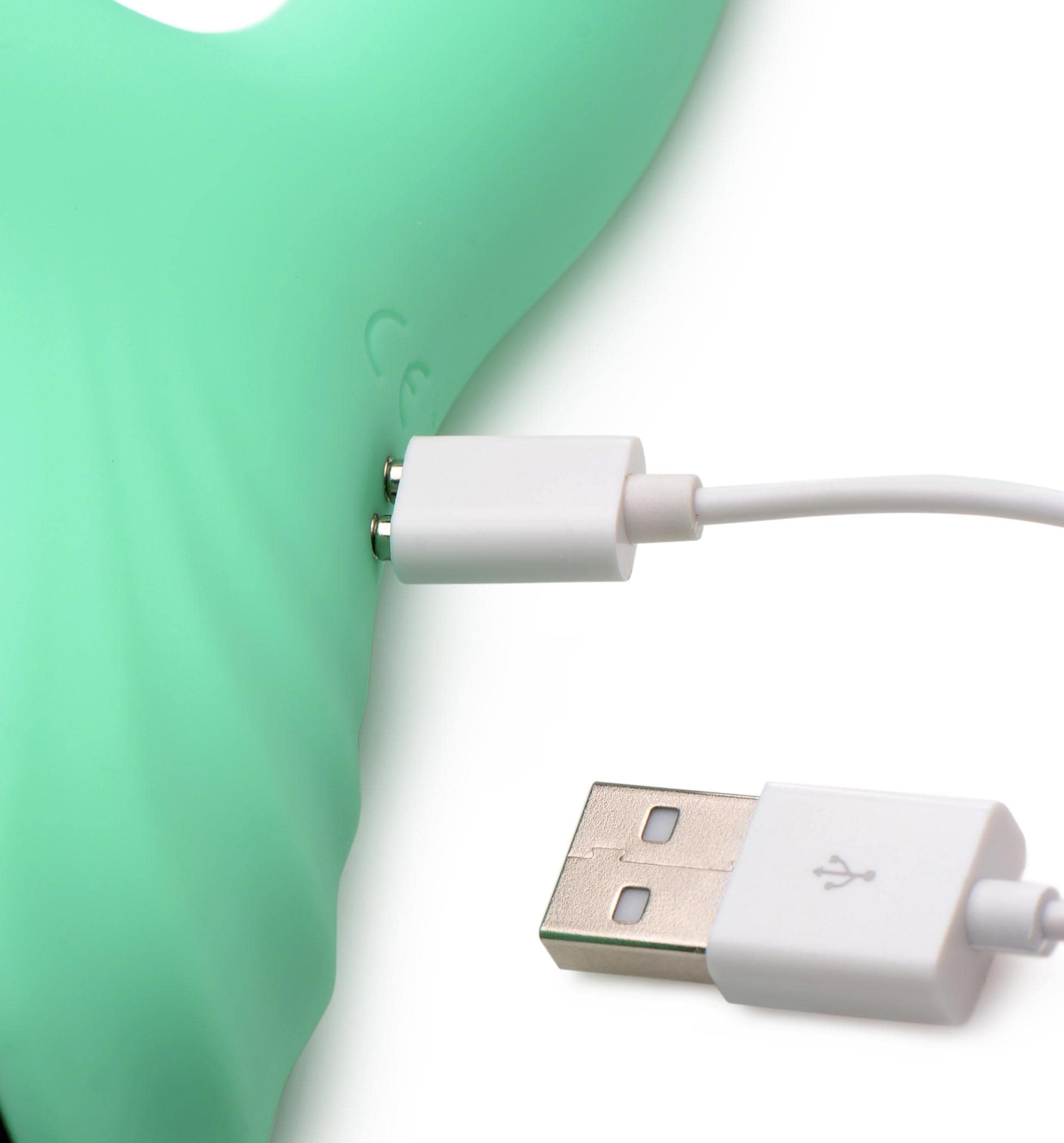 10X Minty Air-Stim Silicone Rabbit Vibrator - Image 7