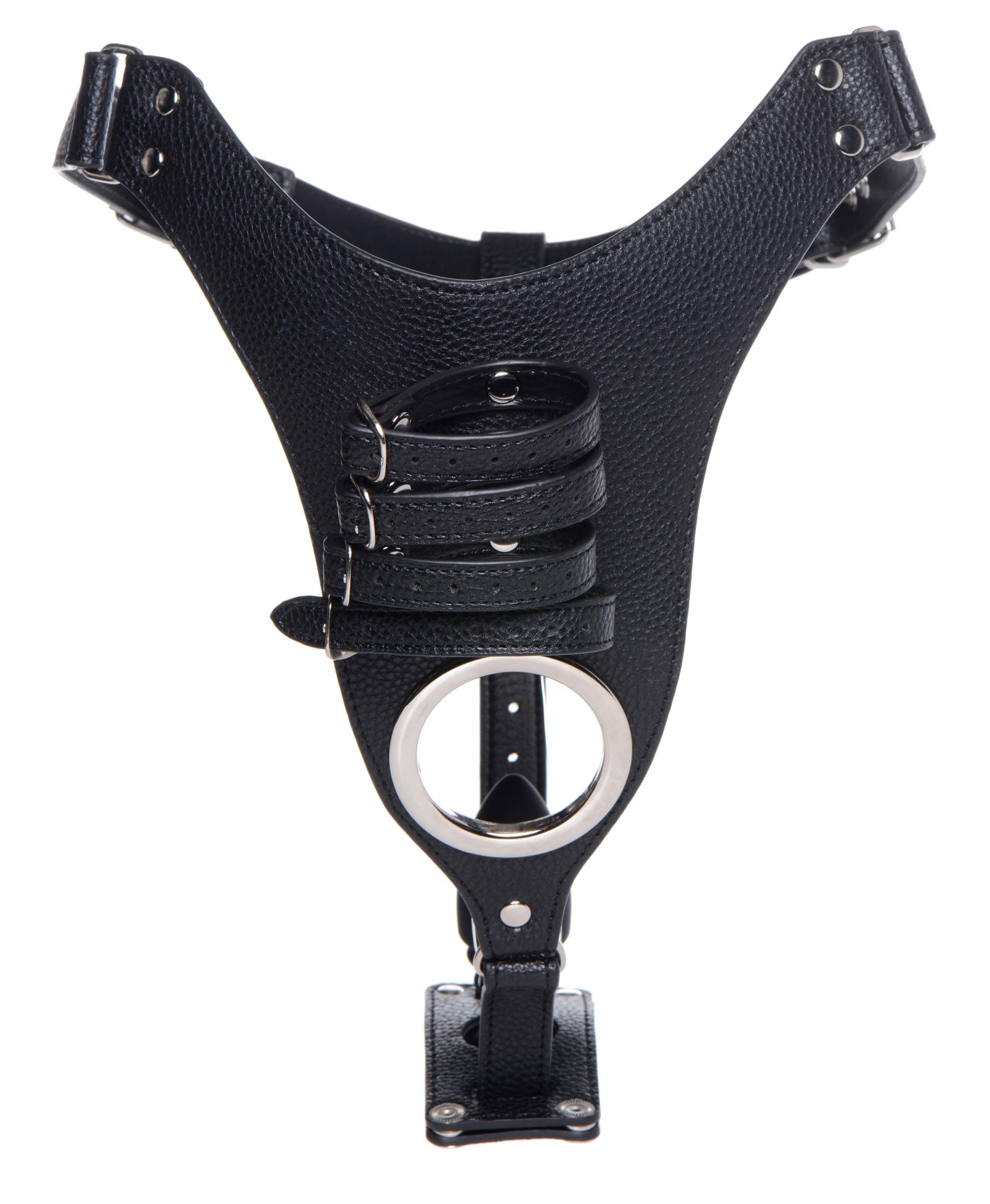 Male Chastity Harness with Silicone Anal Plug - Image 4
