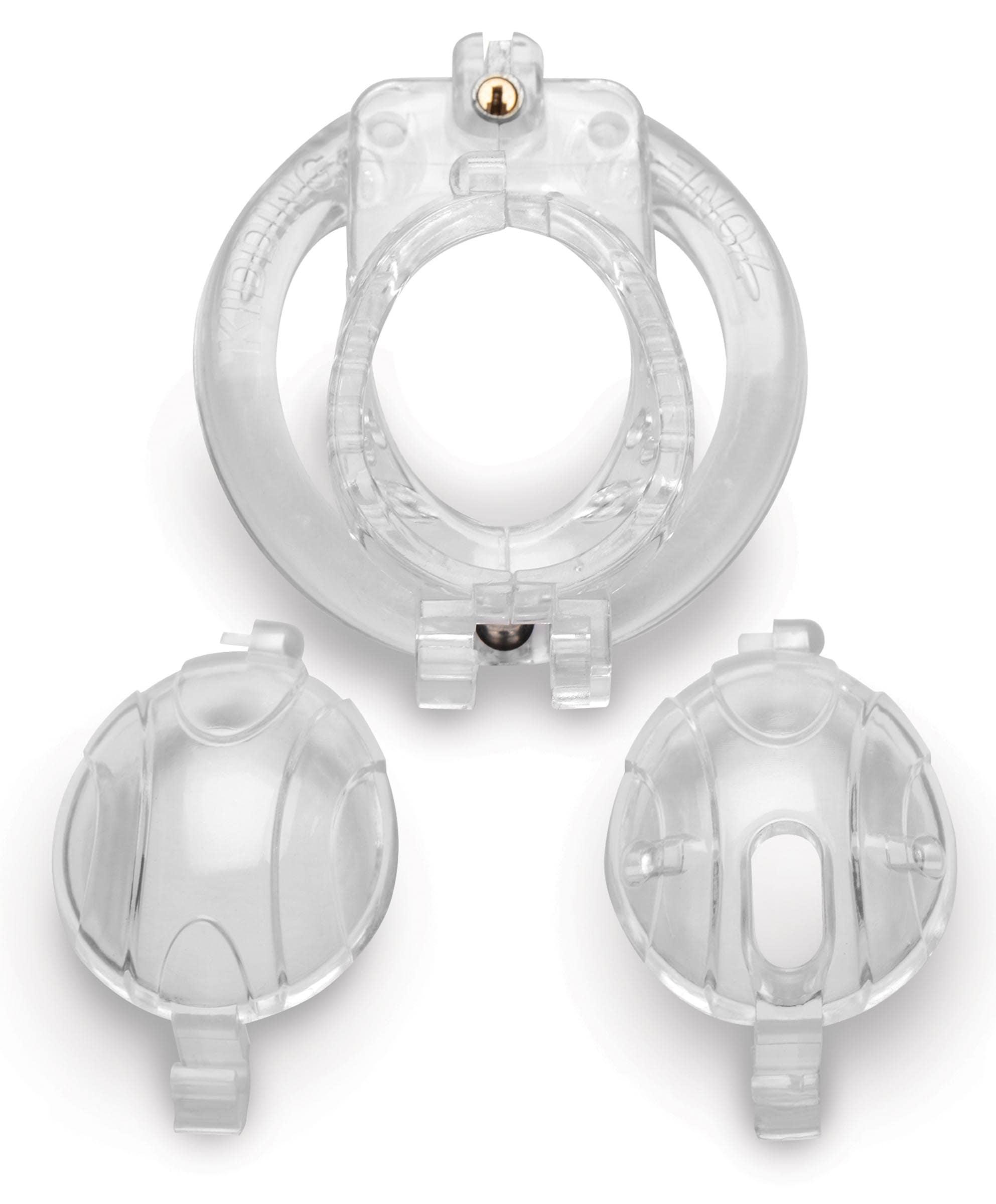 Lockdown Customizable Chastity Cage - Clear - Image 5