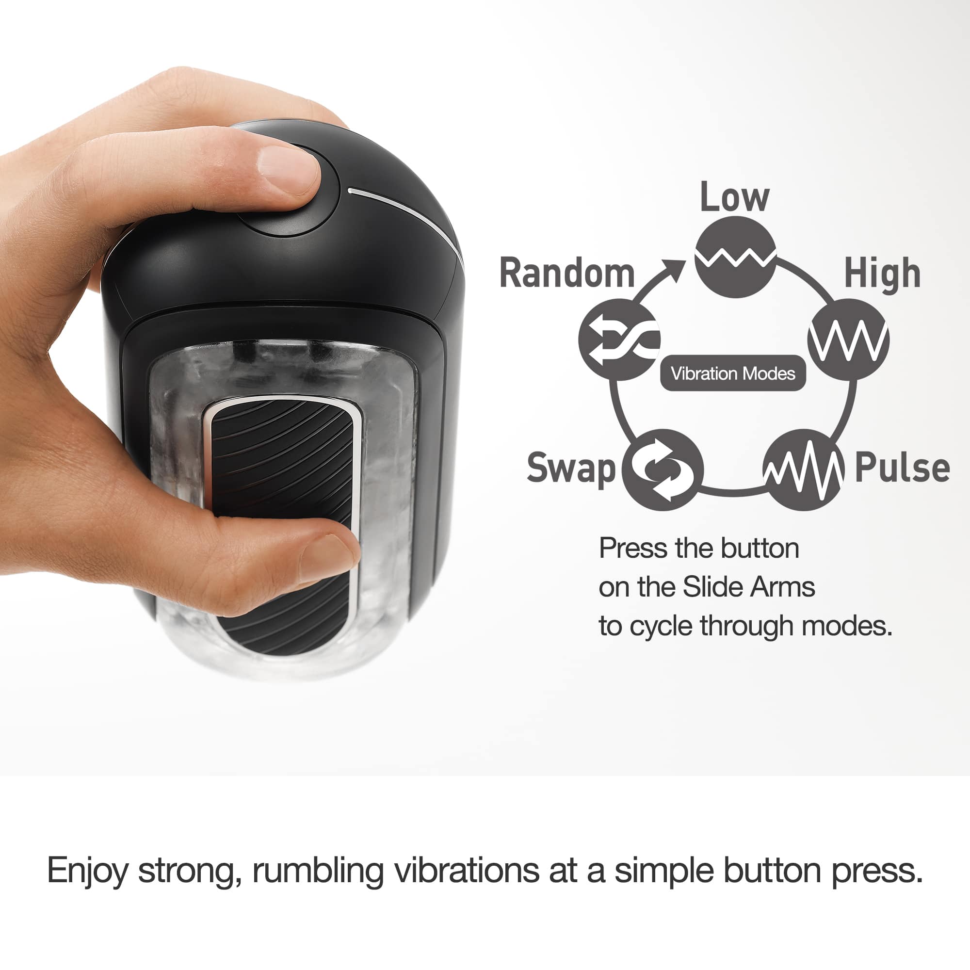 Flip Zero Gravity Vibrating - Black - Image 3