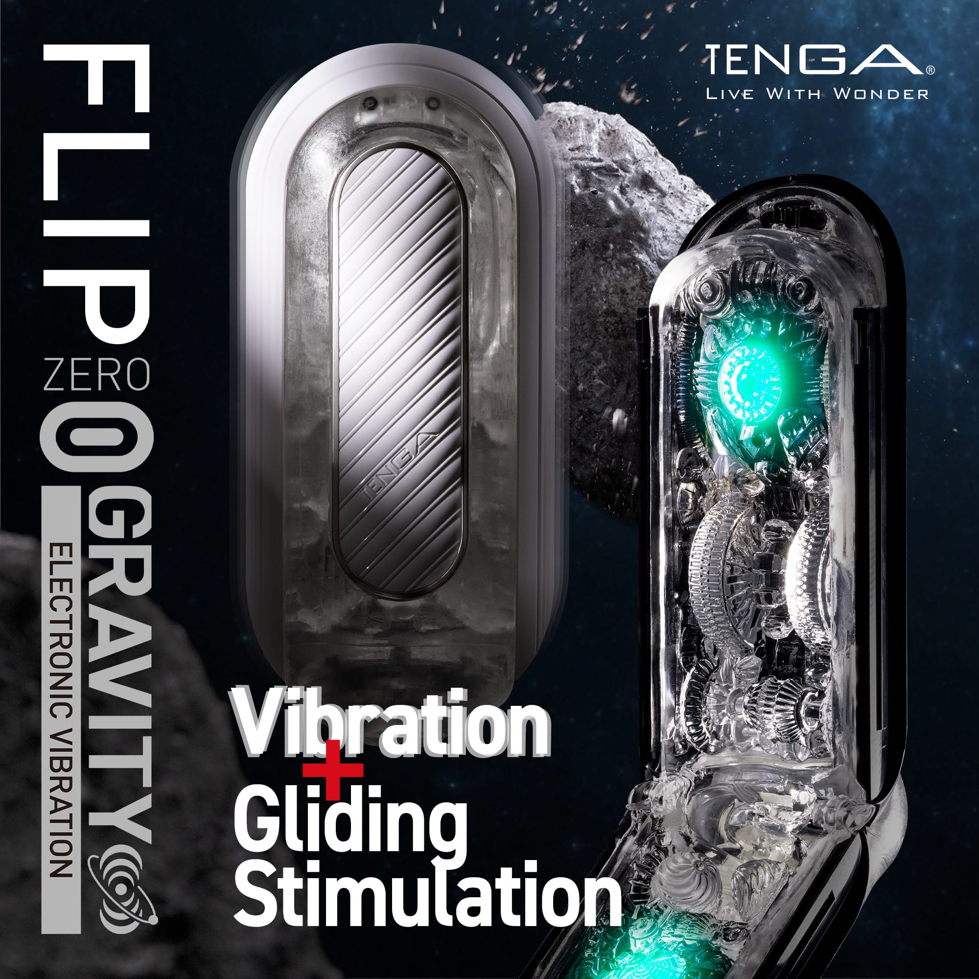 Flip Zero Gravity Vibrating - White - Image 2