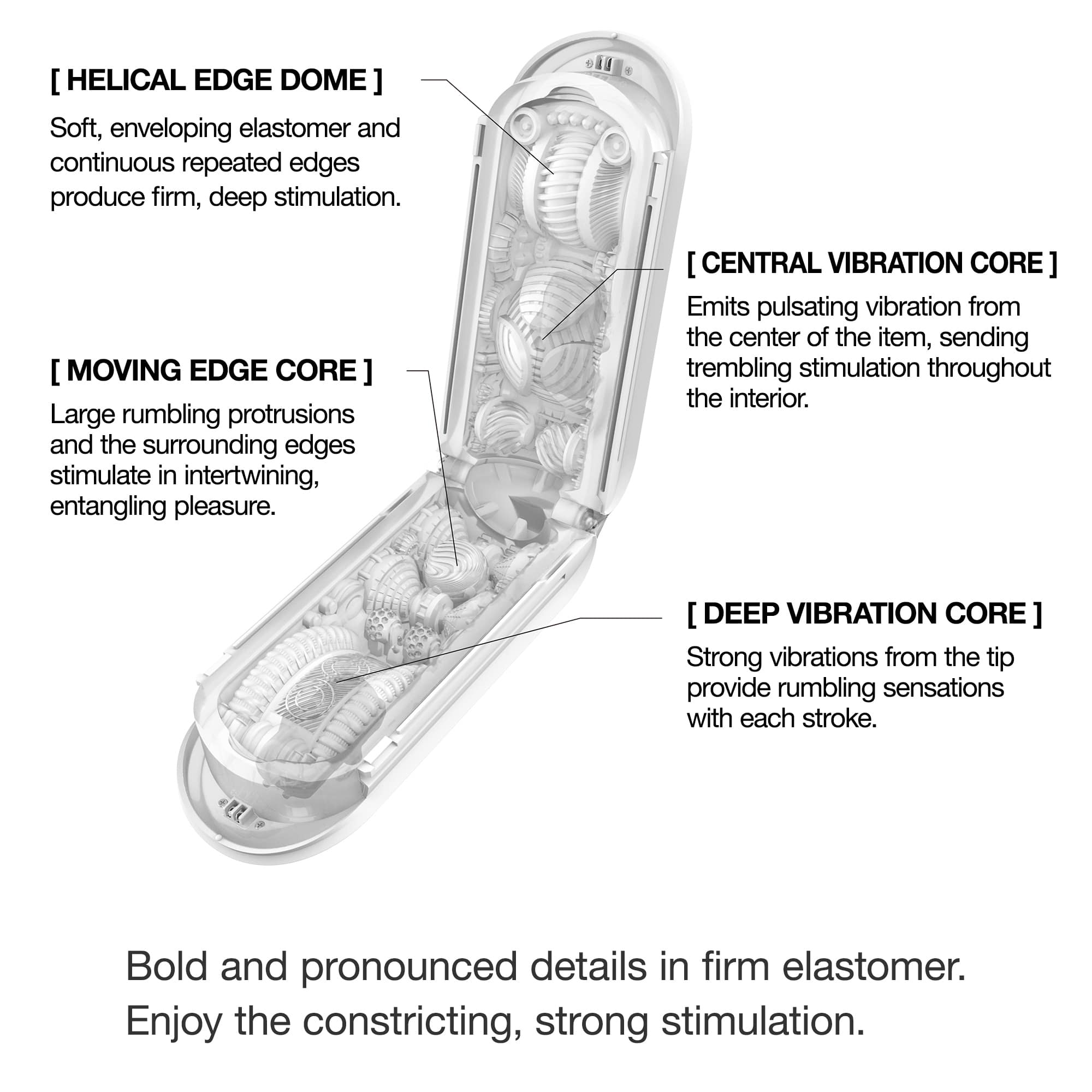 Flip Zero Gravity Vibrating - White - Image 5