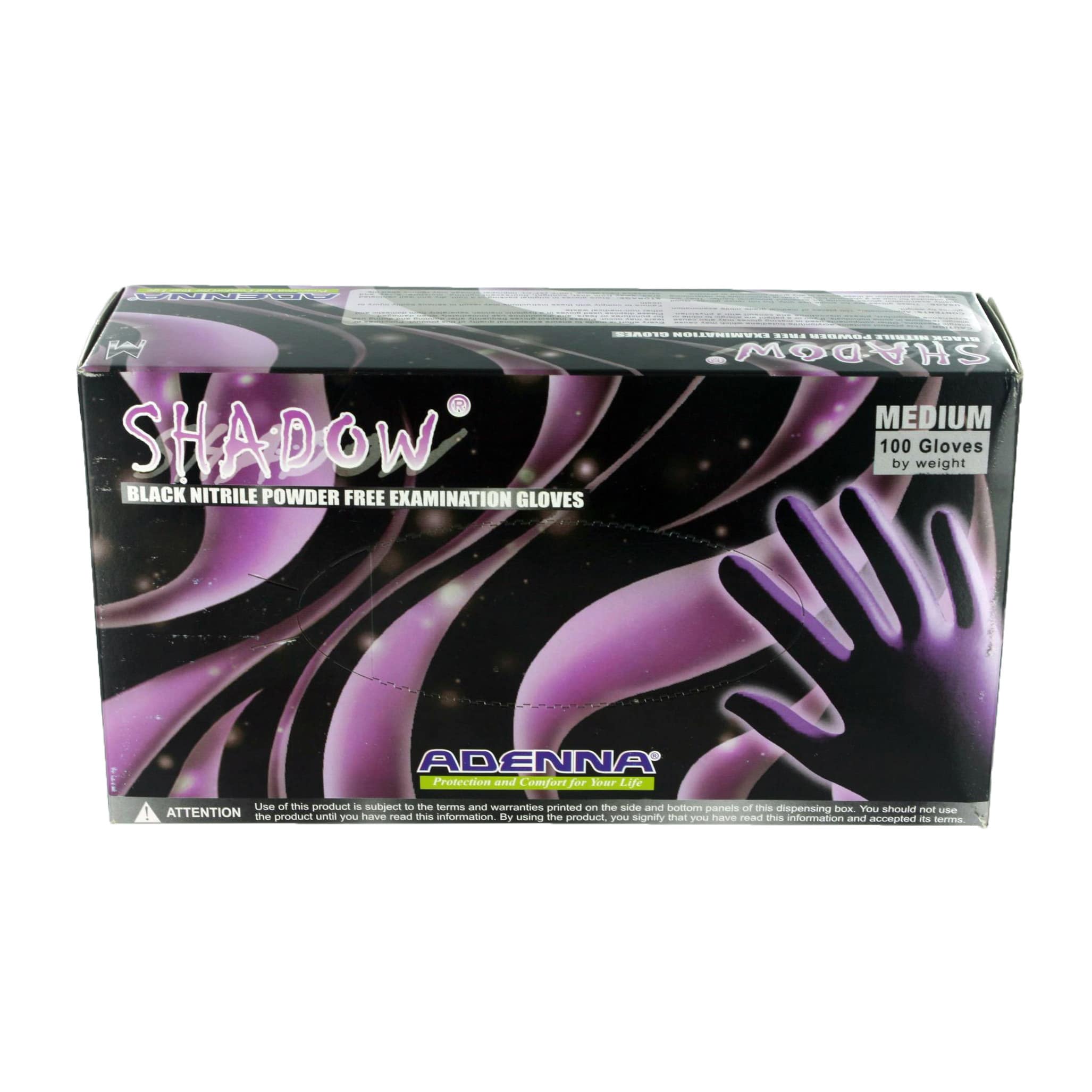Black Nitrile Examination Gloves - Large - 100 count - Image 2