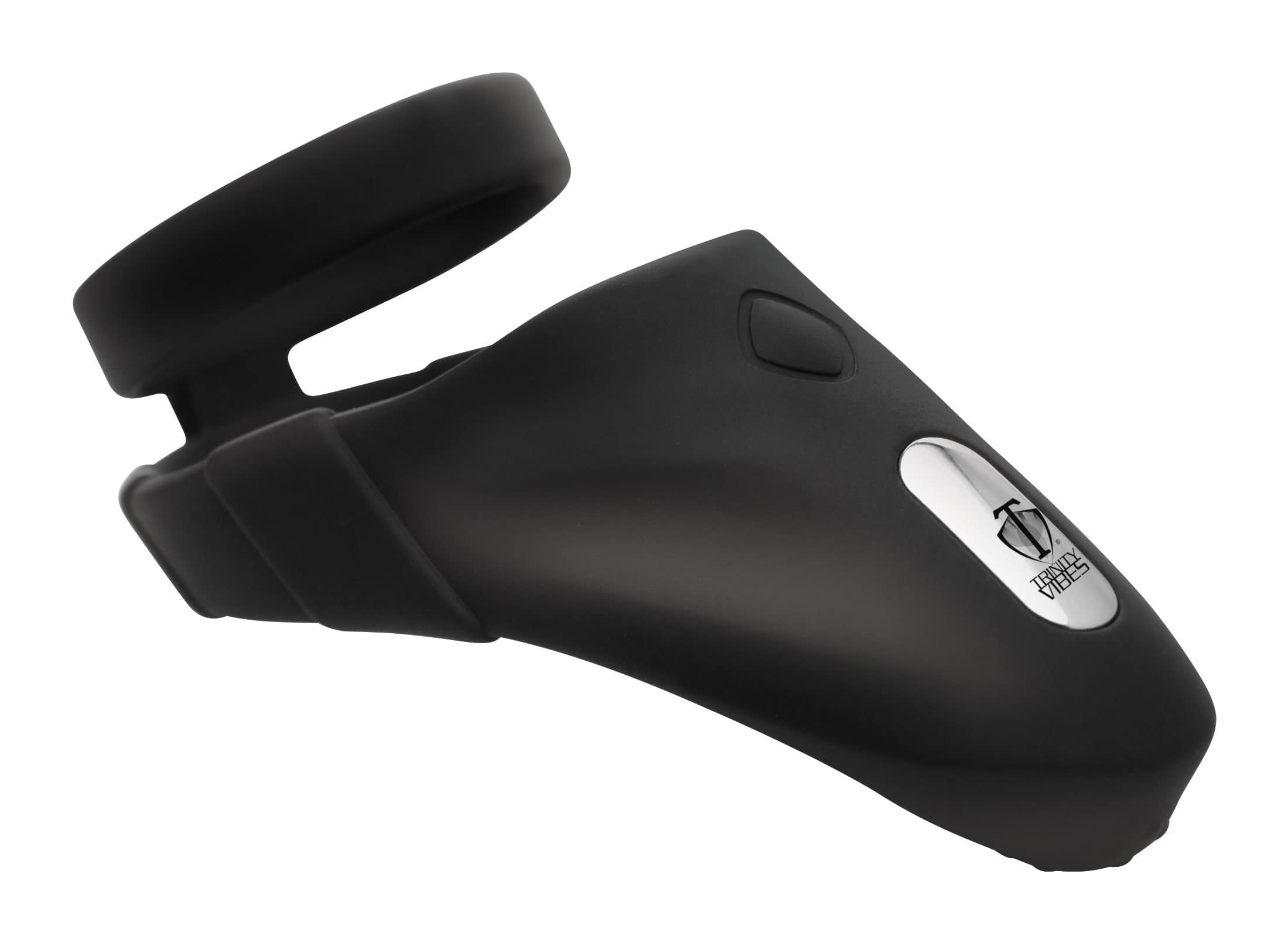 10X Silicone Cock Ring with Vibrating Taint Stimulator - Image 3