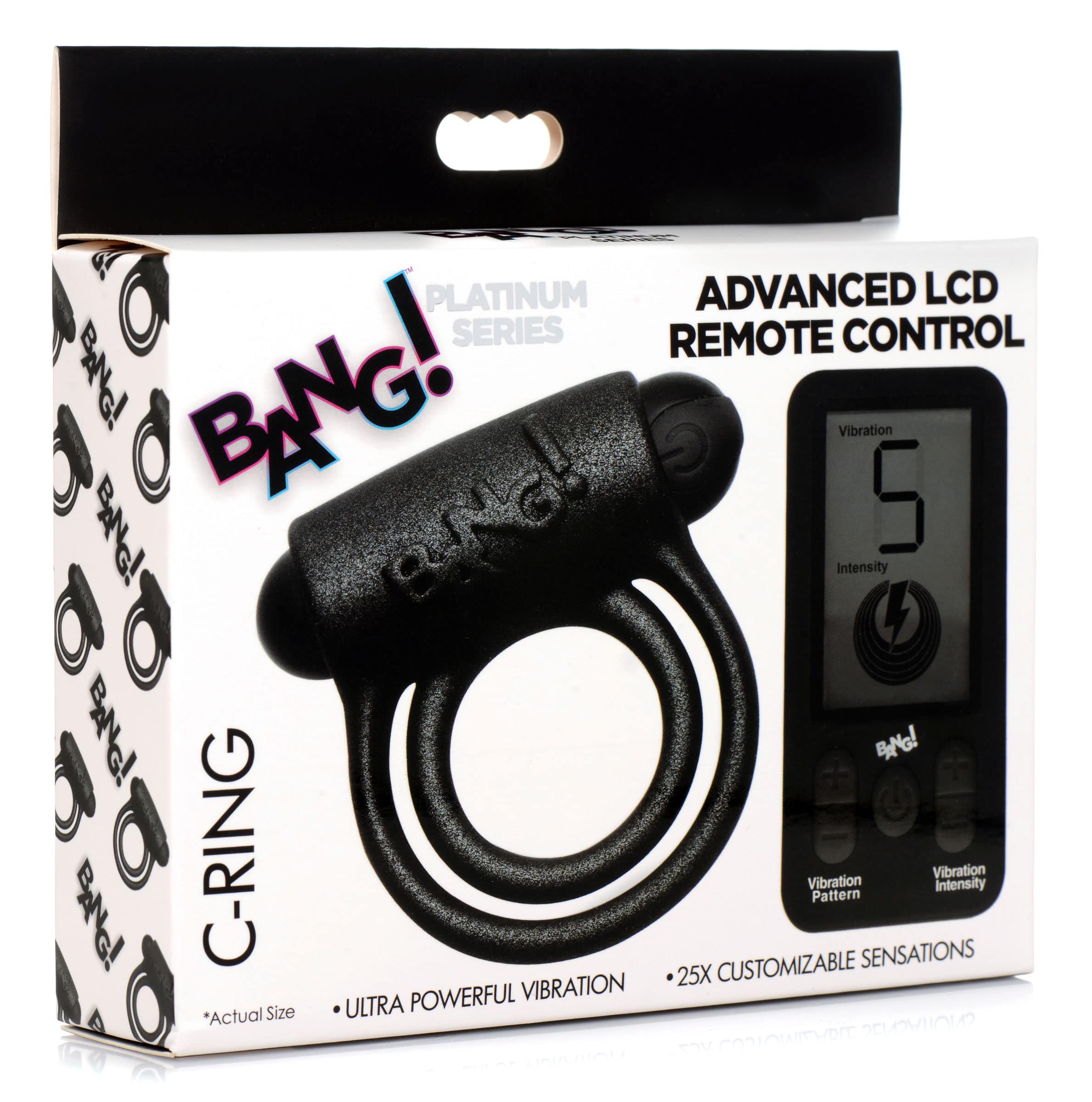 25X Vibrating Silicone Cock Ring with Remote Control - Image 6