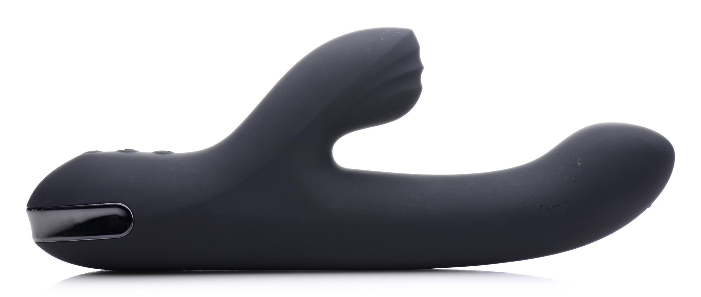5 Star 13X Silicone Pulsing and Vibrating Rabbit - Black - Image 3