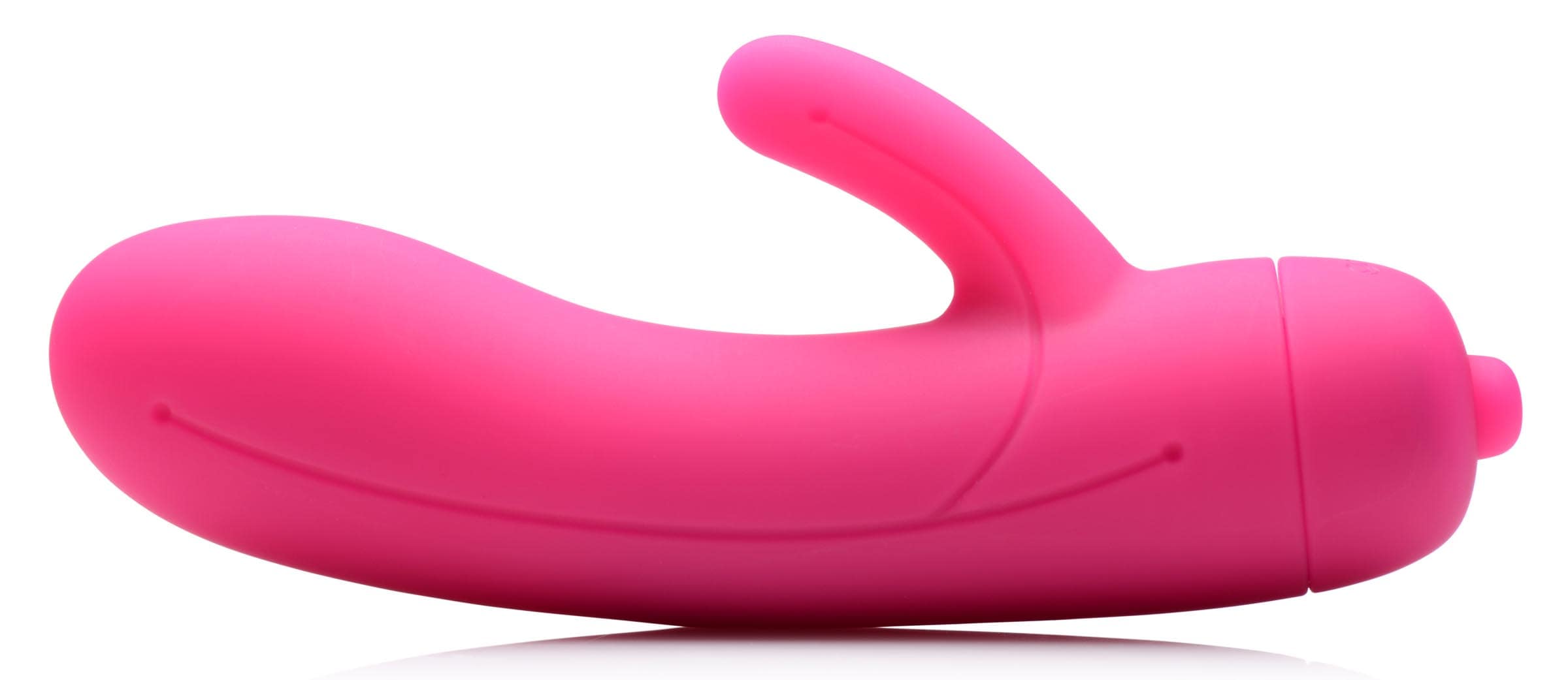 7X Lil Smoothie Mini Silicone Rabbit Vibe - Magenta - Image 2