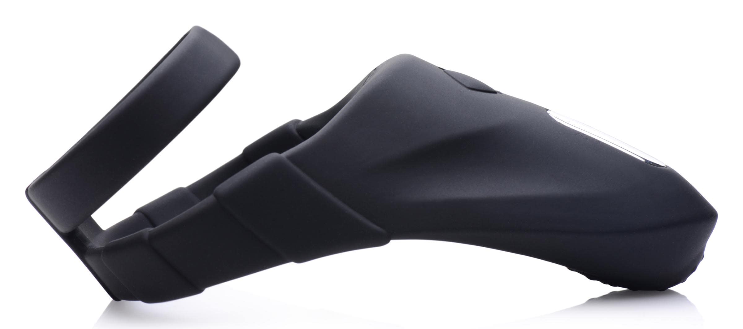 10X Silicone Cock Ring with Vibrating Taint Stimulator - Image 4