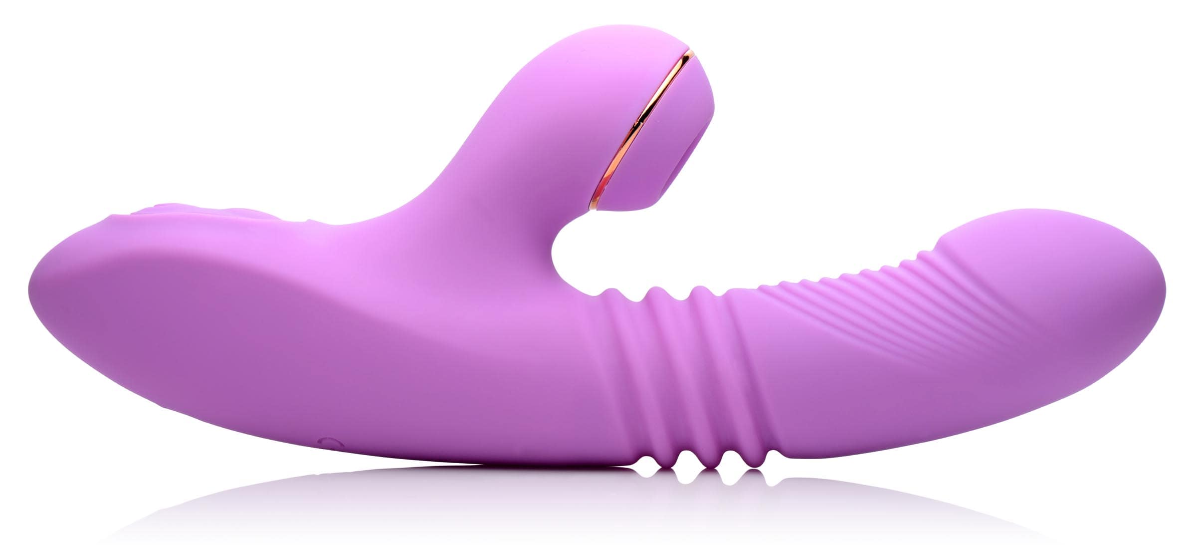 Thrusting Suction Silicone Rabbit Vibrator - Image 2