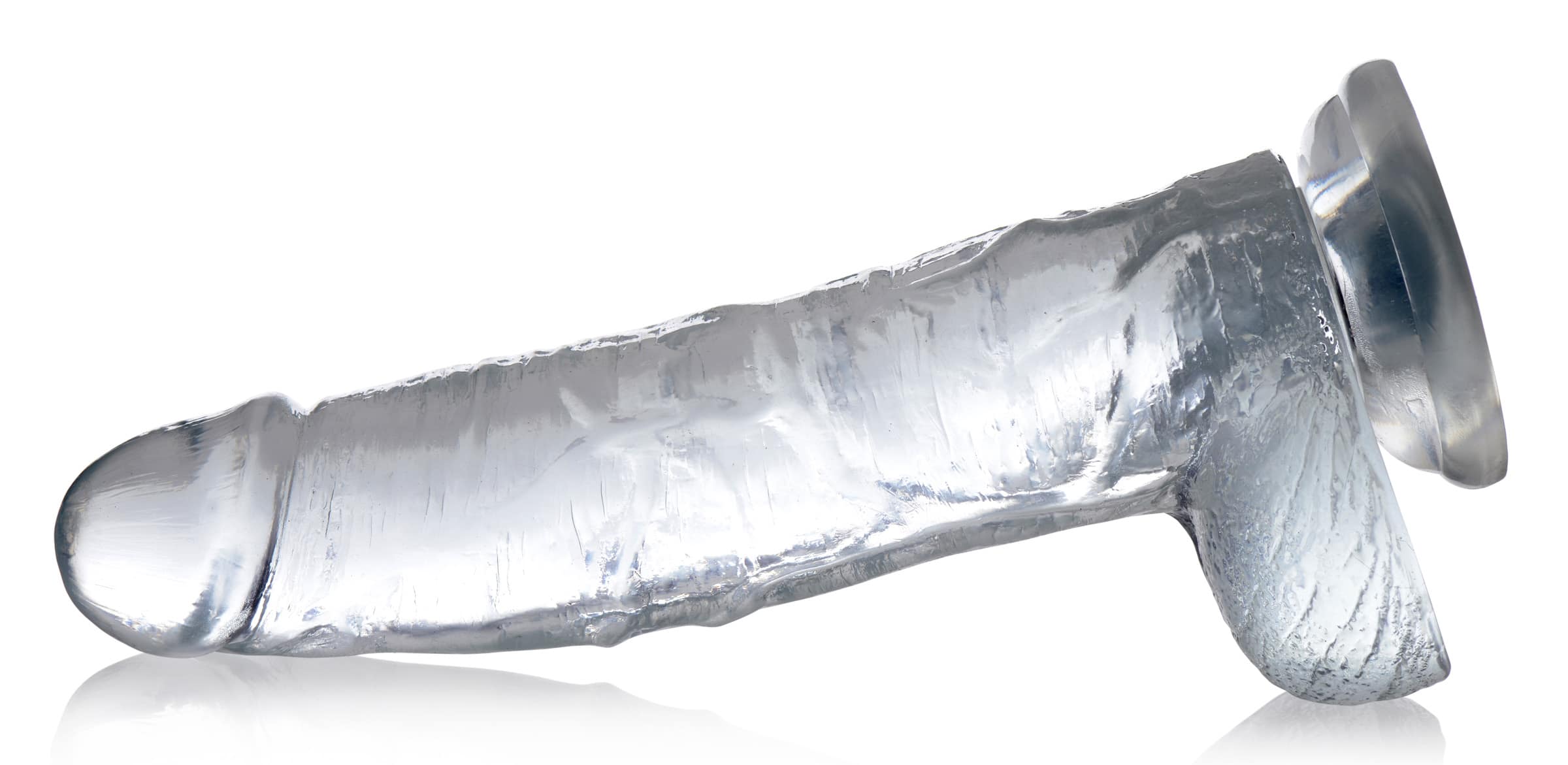 Jock C-Thru Dildo - 10 Inch - Image 2