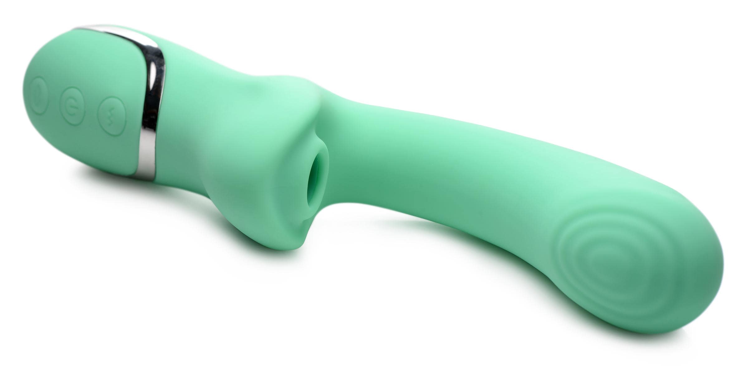 10X Minty Air-Stim Silicone Rabbit Vibrator - Image 5
