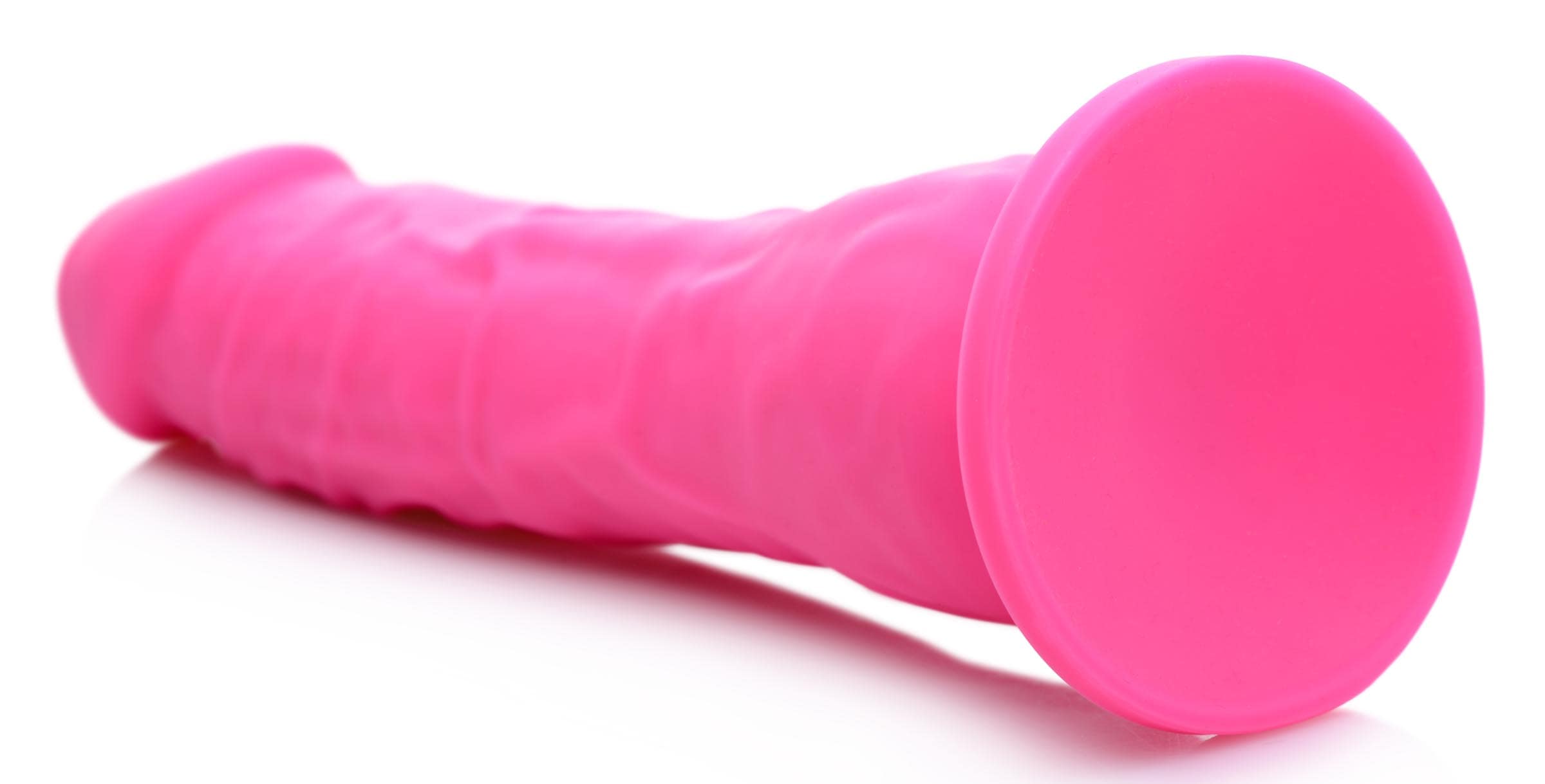 7 Inch Silicone Dildo - Cherry - Image 4