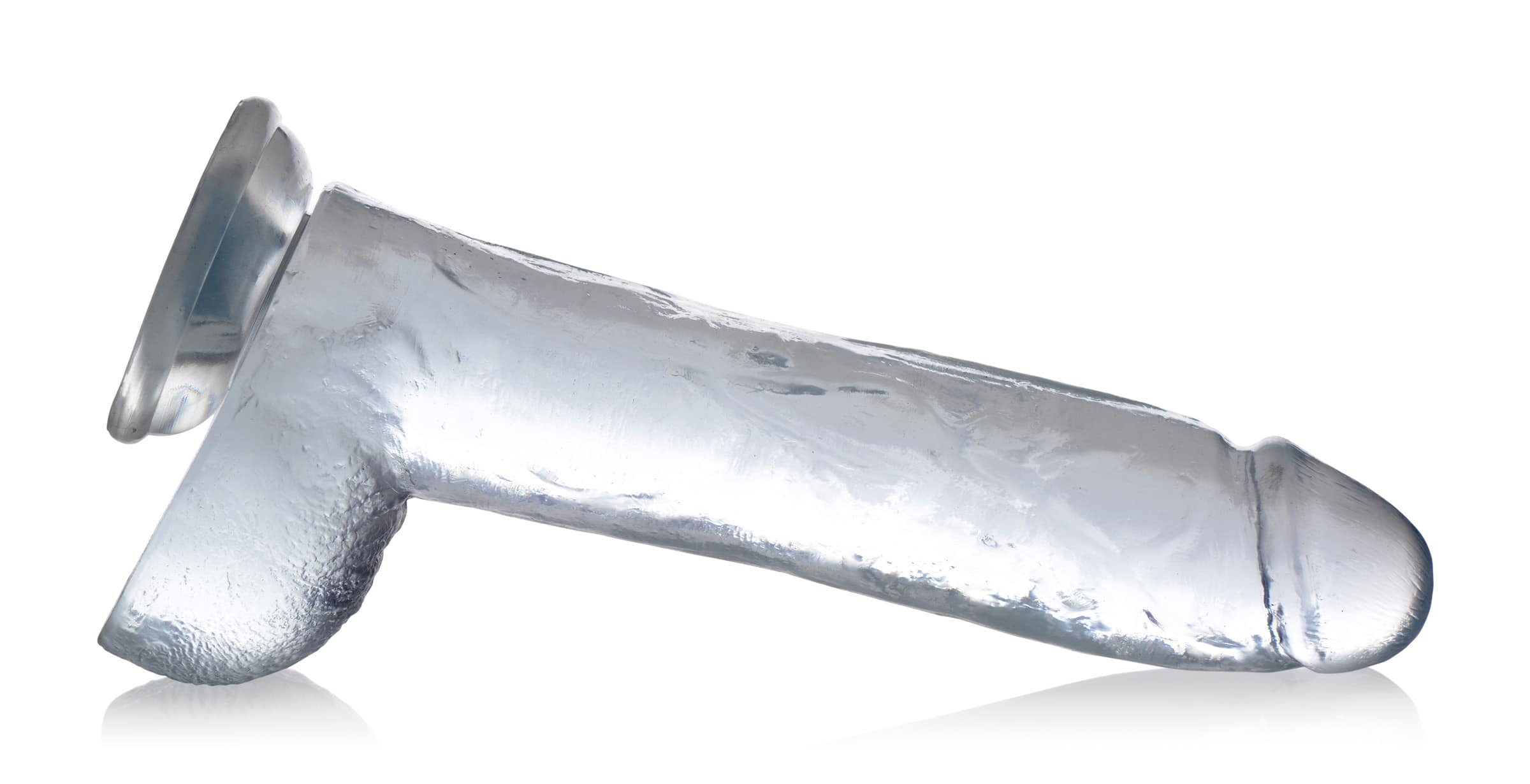 Jock C-Thru Dildo - 10.5 Inch - Image 2