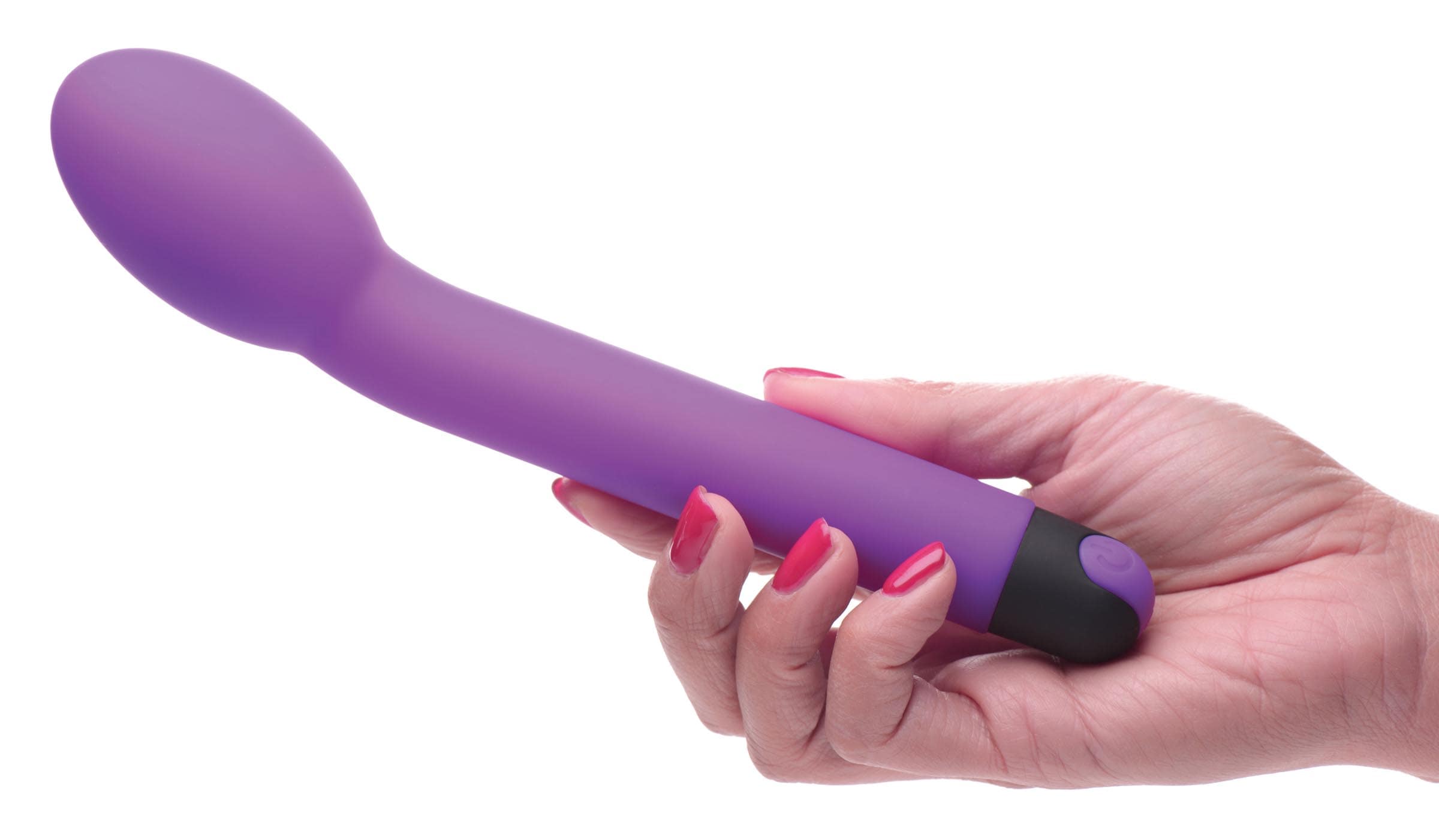 10X Silicone G-Spot Vibrator - Purple - Image 2