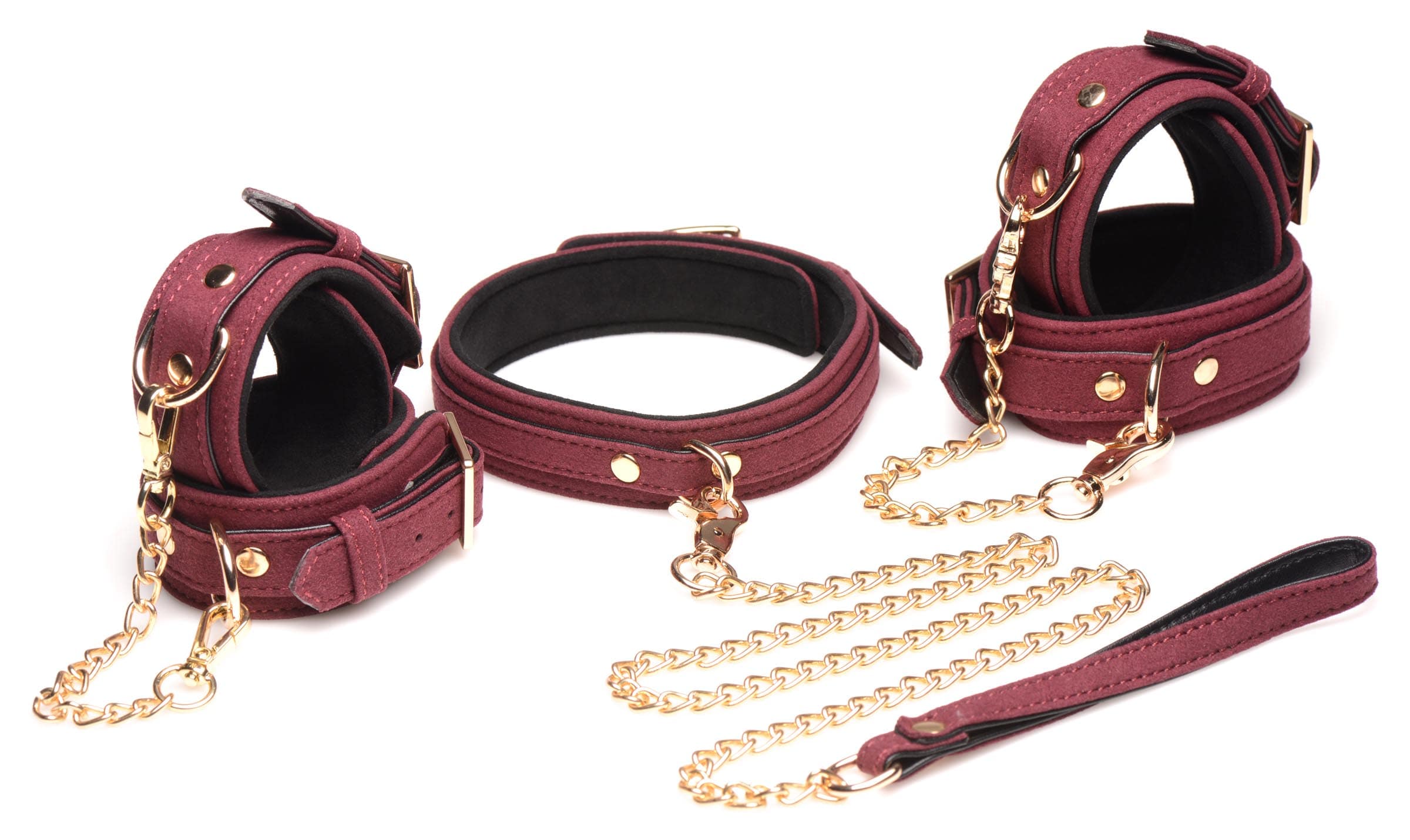 6 Piece Velvet Bondage Set - Image 8