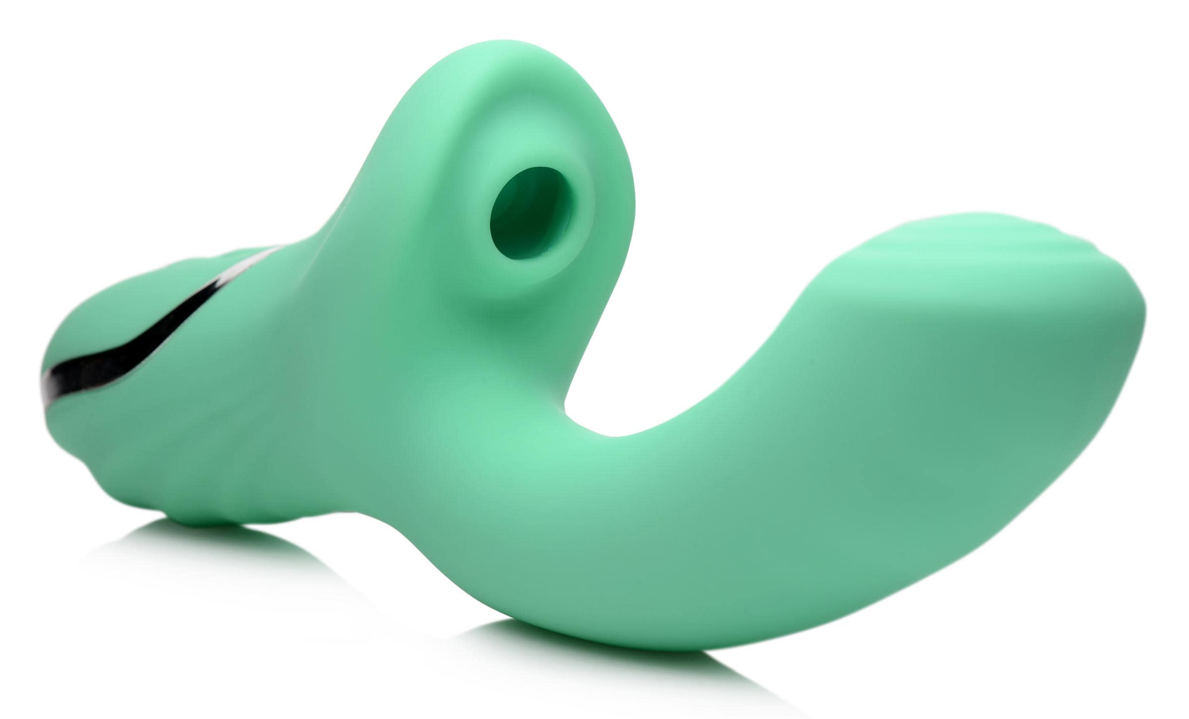 10X Minty Air-Stim Silicone Rabbit Vibrator - Image 4