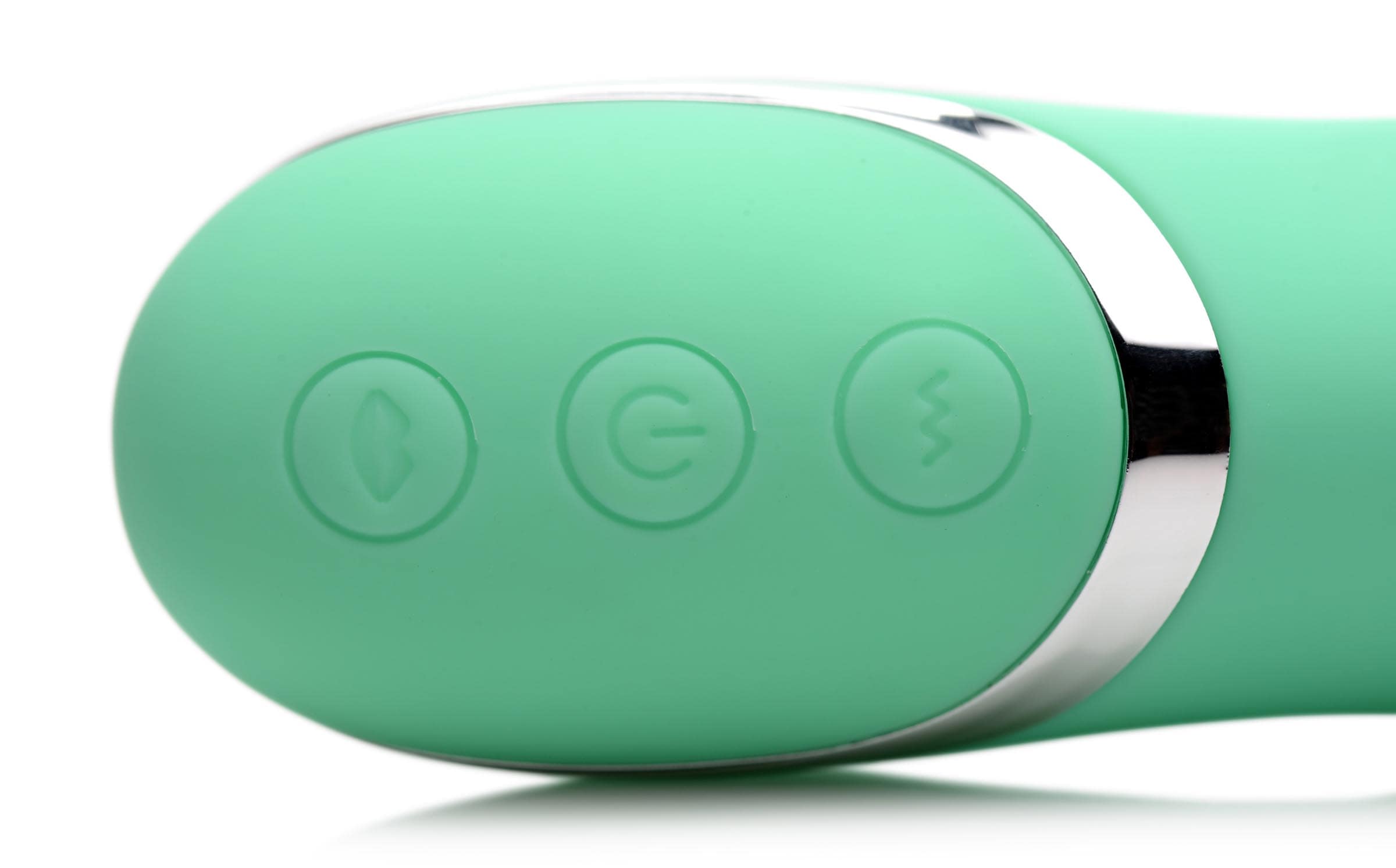 10X Minty Air-Stim Silicone Rabbit Vibrator - Image 6