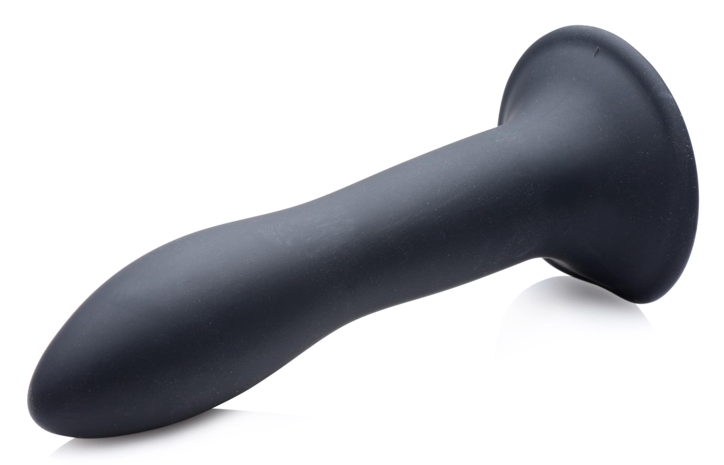 Squeezable Slender Dildo - Black - Image 6