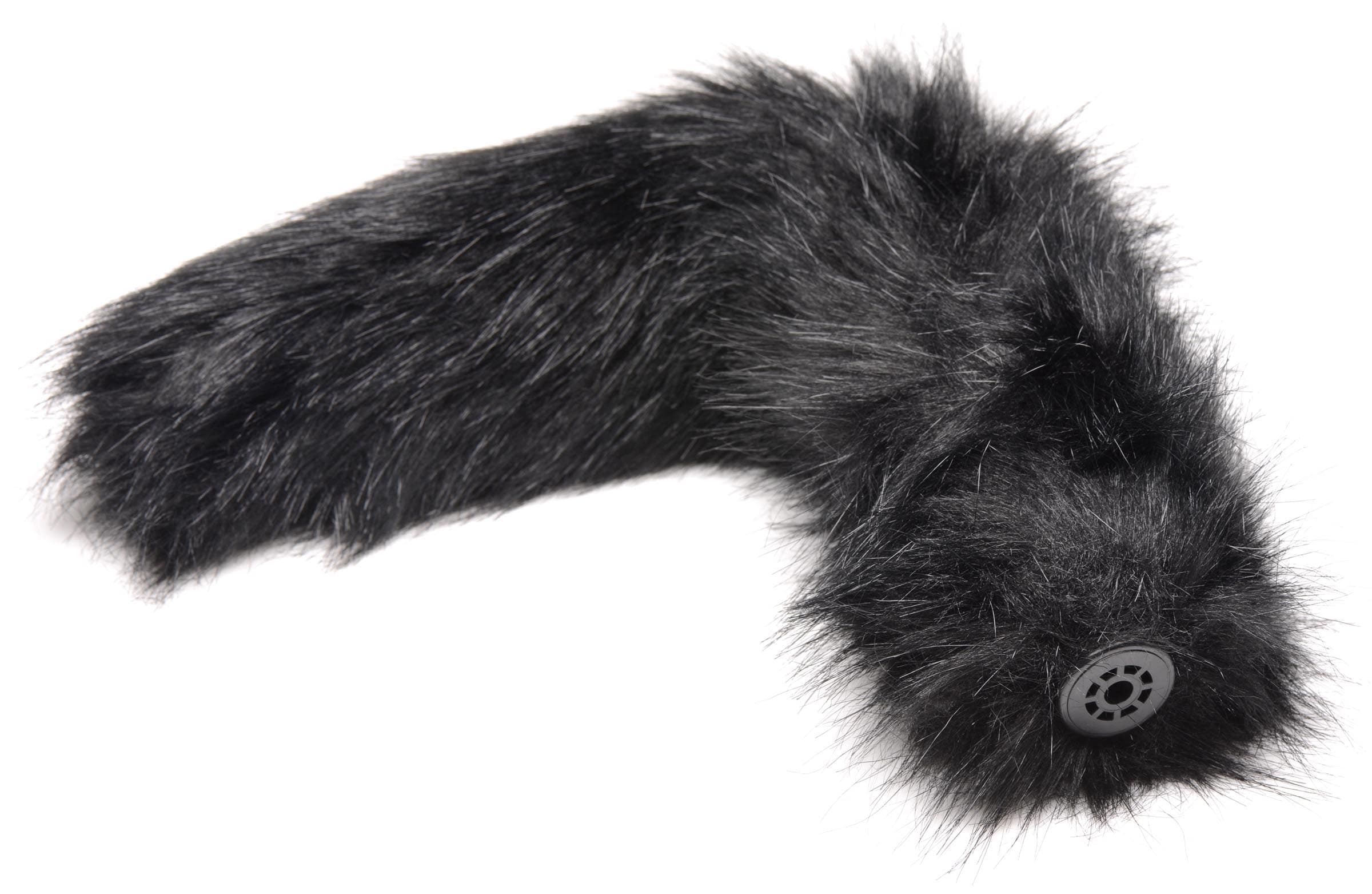 Small Vibrating Anal Plug with Interchangeable Fox Tail - Black - Image 5
