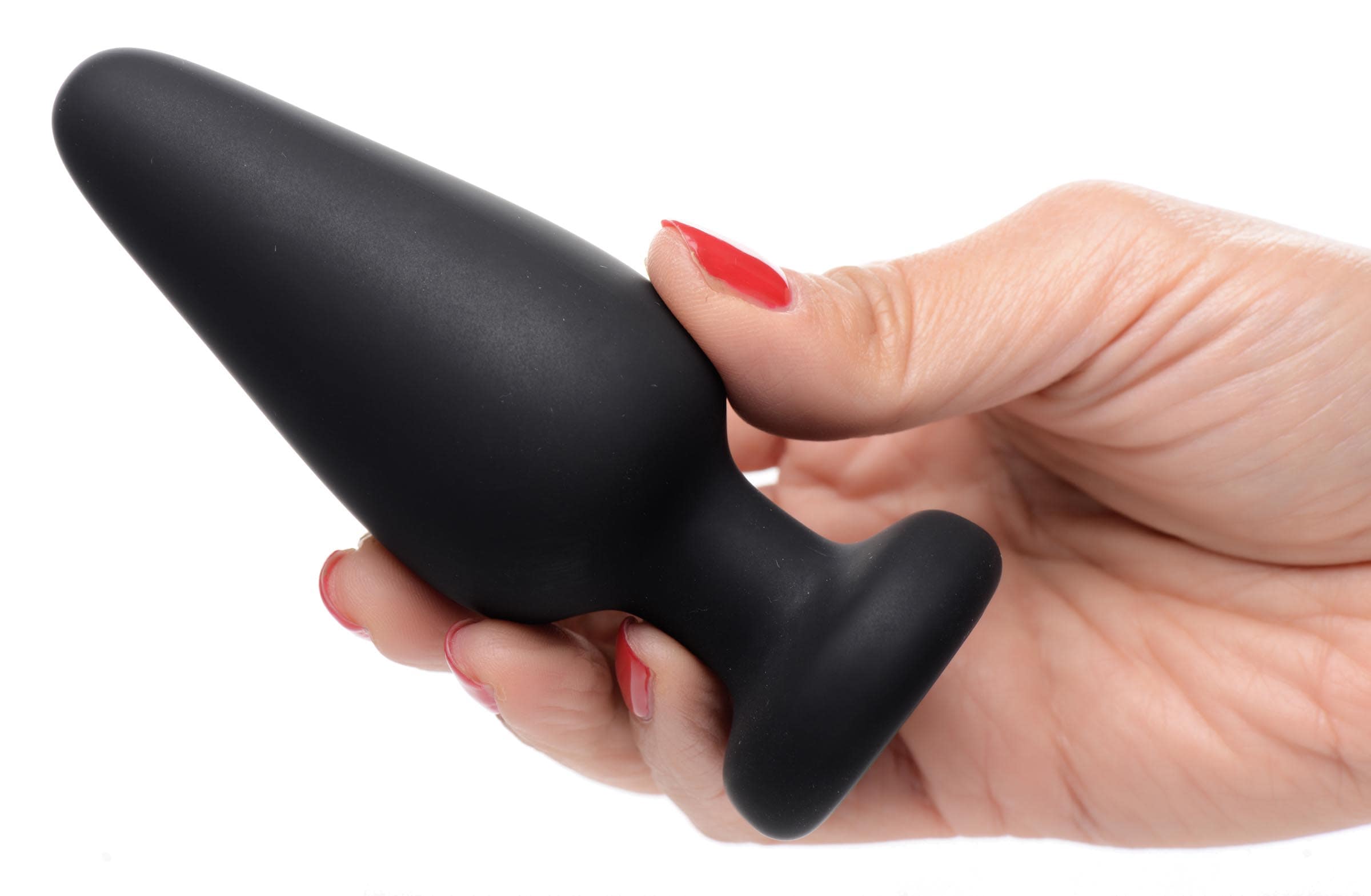Light Up Silicone Anal Plug - Large - Image 3