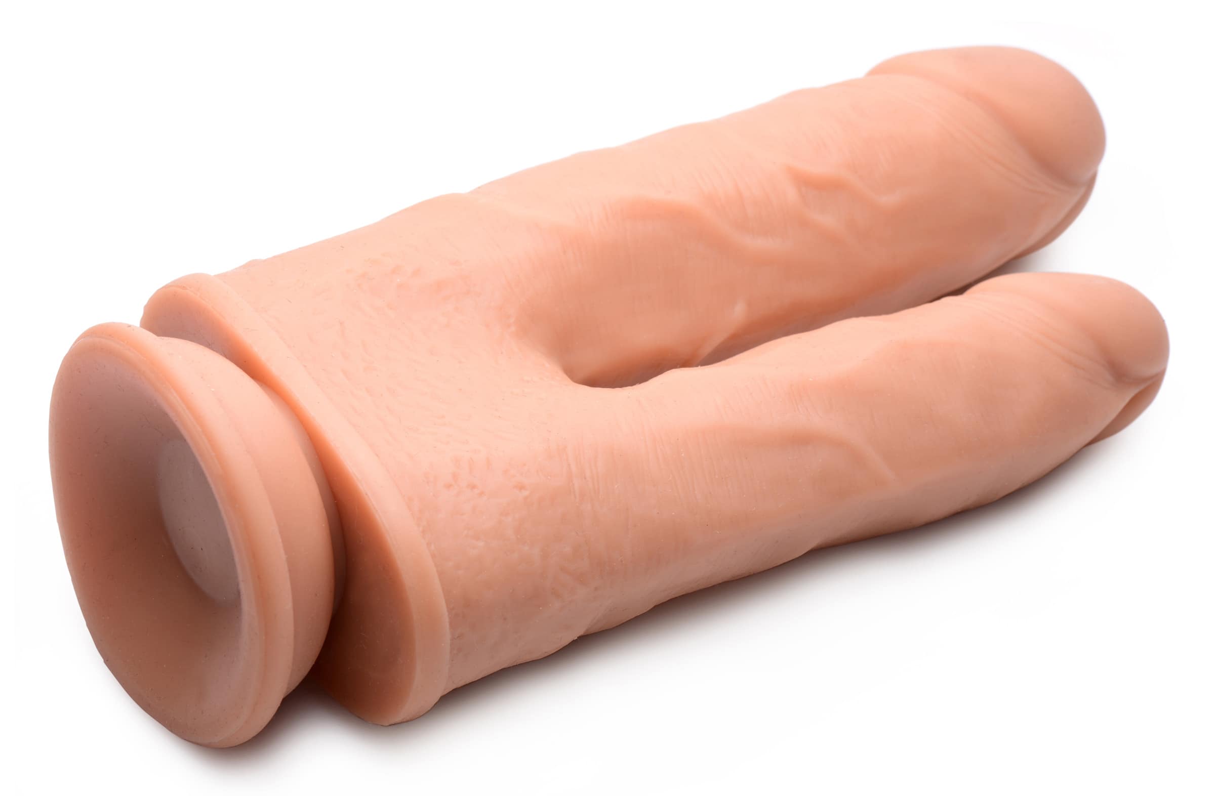 Vibrating and Rotating Remote Control Silicone Double Dildo - Image 3