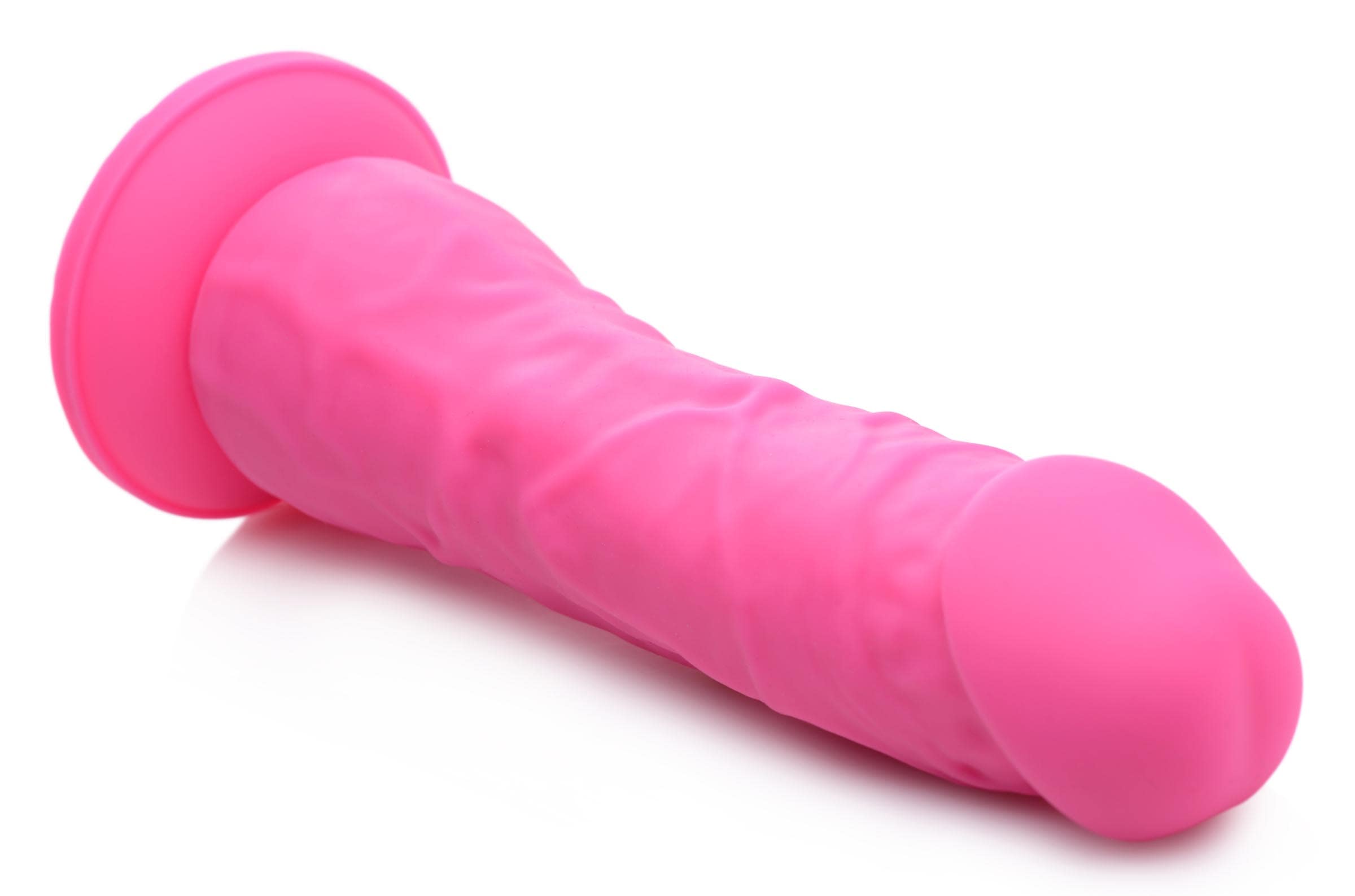 7 Inch Silicone Dildo - Cherry - Image 3