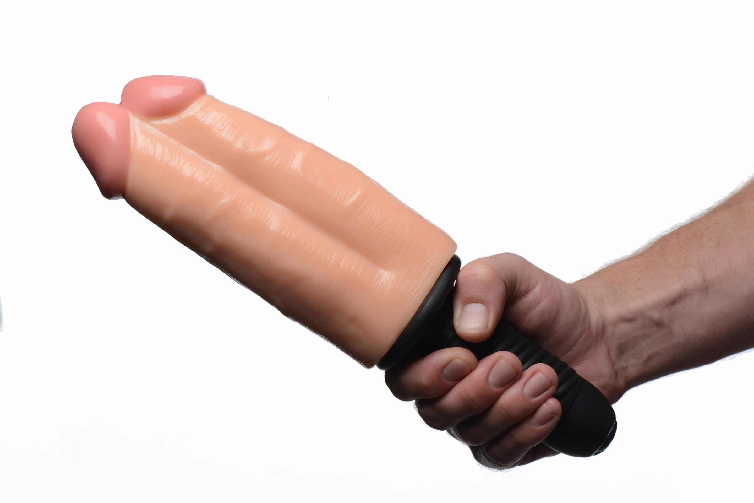 Double Decker 13X Vibrating Dual Dildo Thruster - Image 3