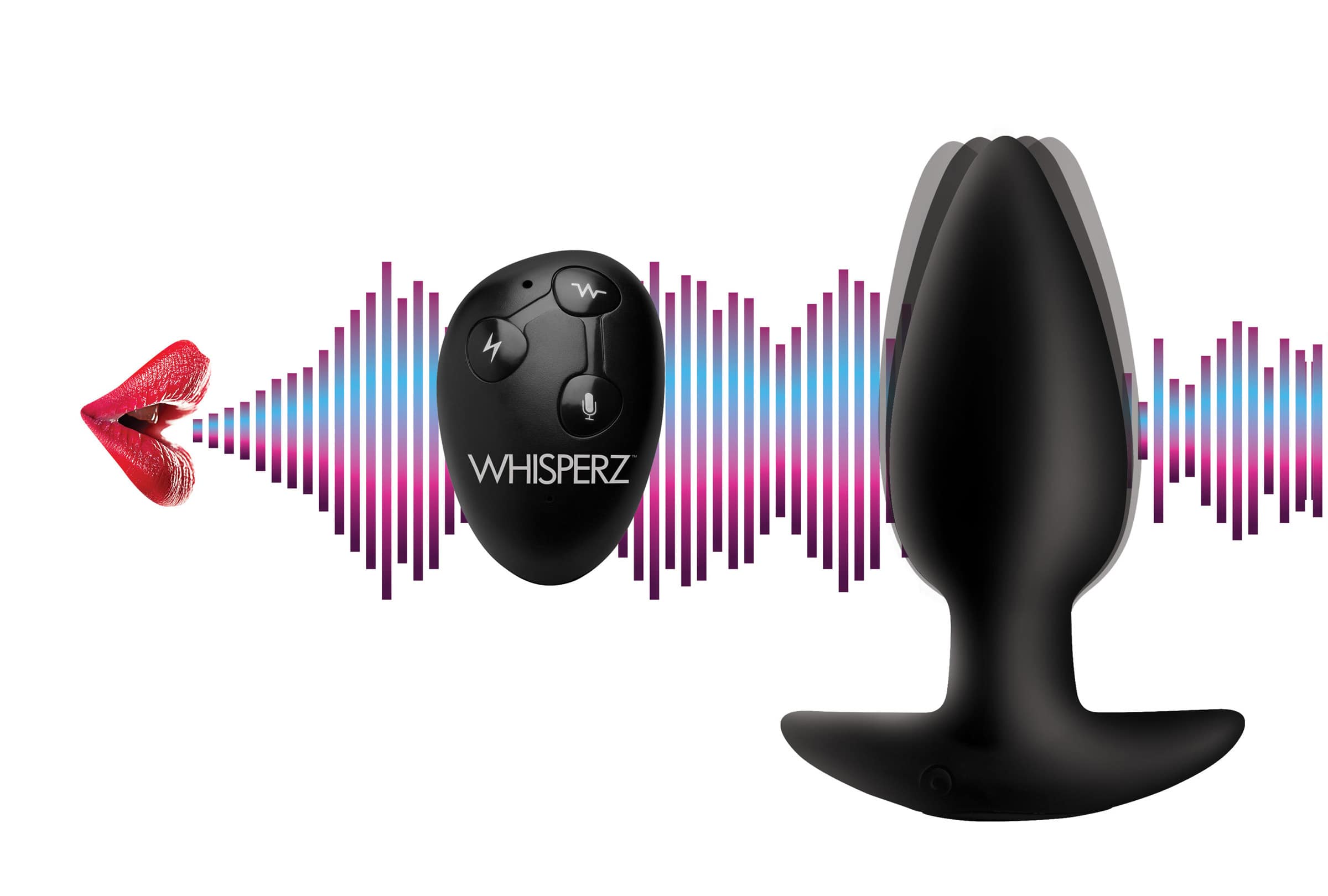 Voice Activated 10X Vibrating Butt Plug with Remote Control - Image 2