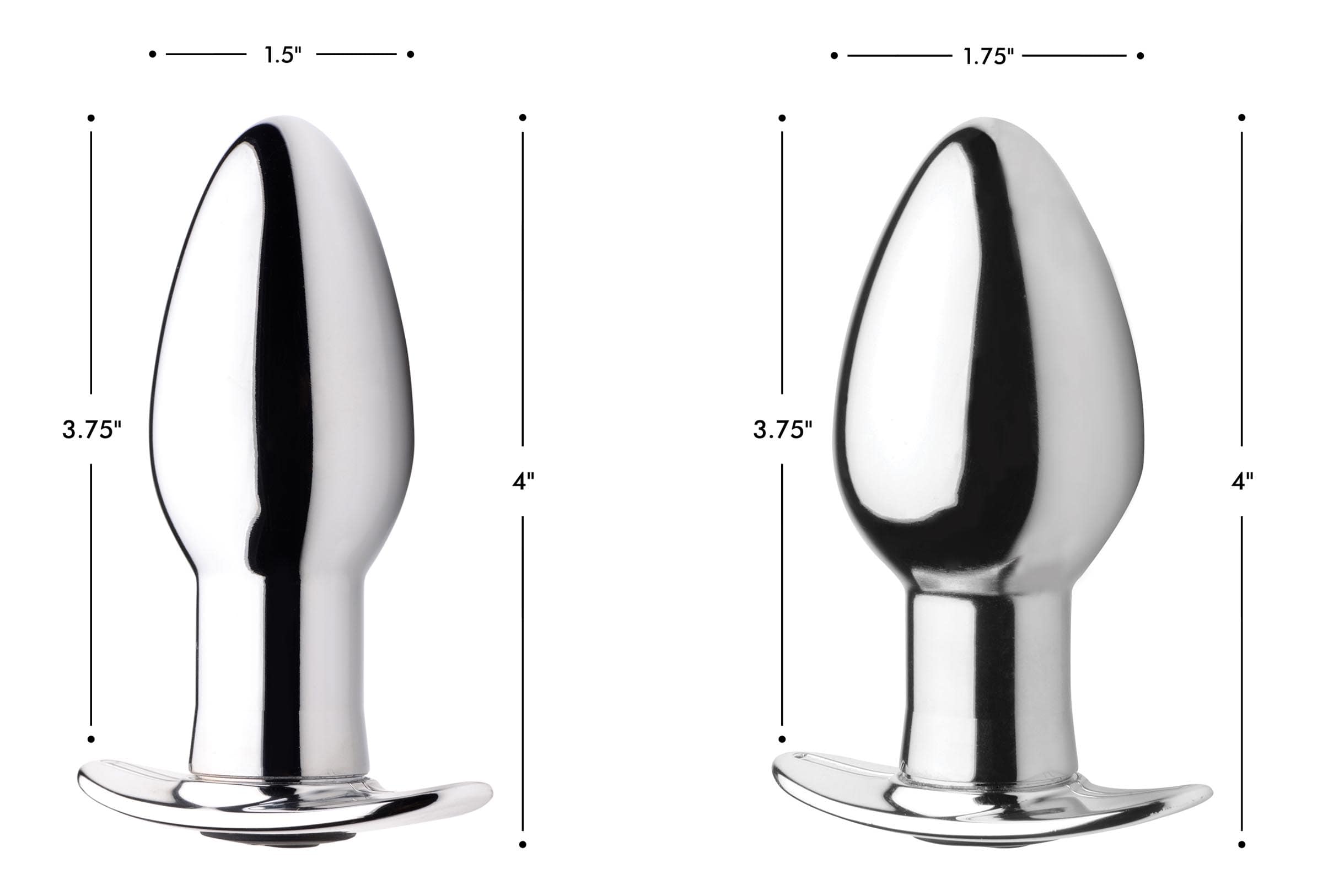 Chrome Blast 7X Rechargeable Butt Plug with Remote Control - Large - Image 6