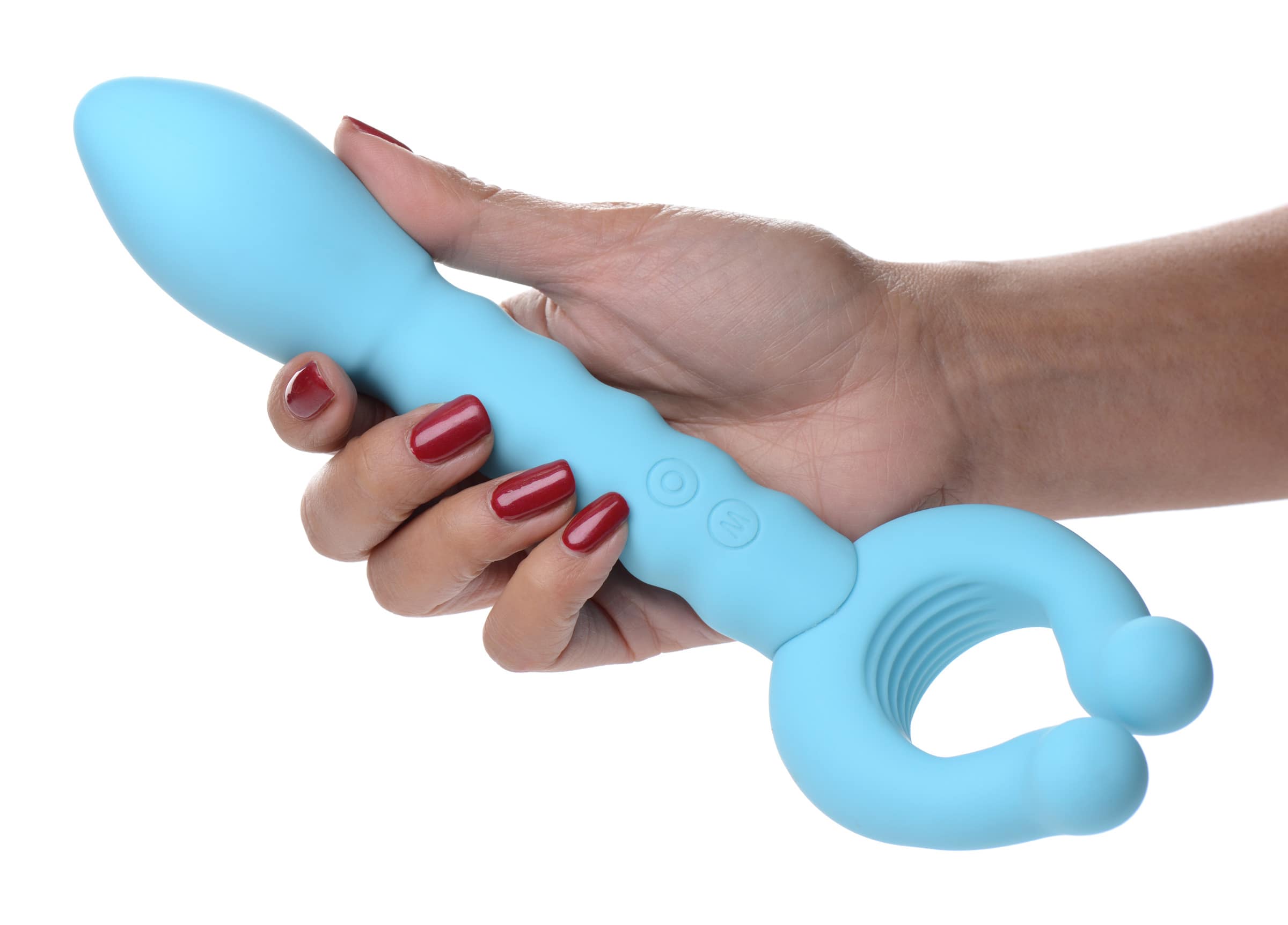 Yass! Vibe Dual-Ended Silicone Vibrator - Image 3