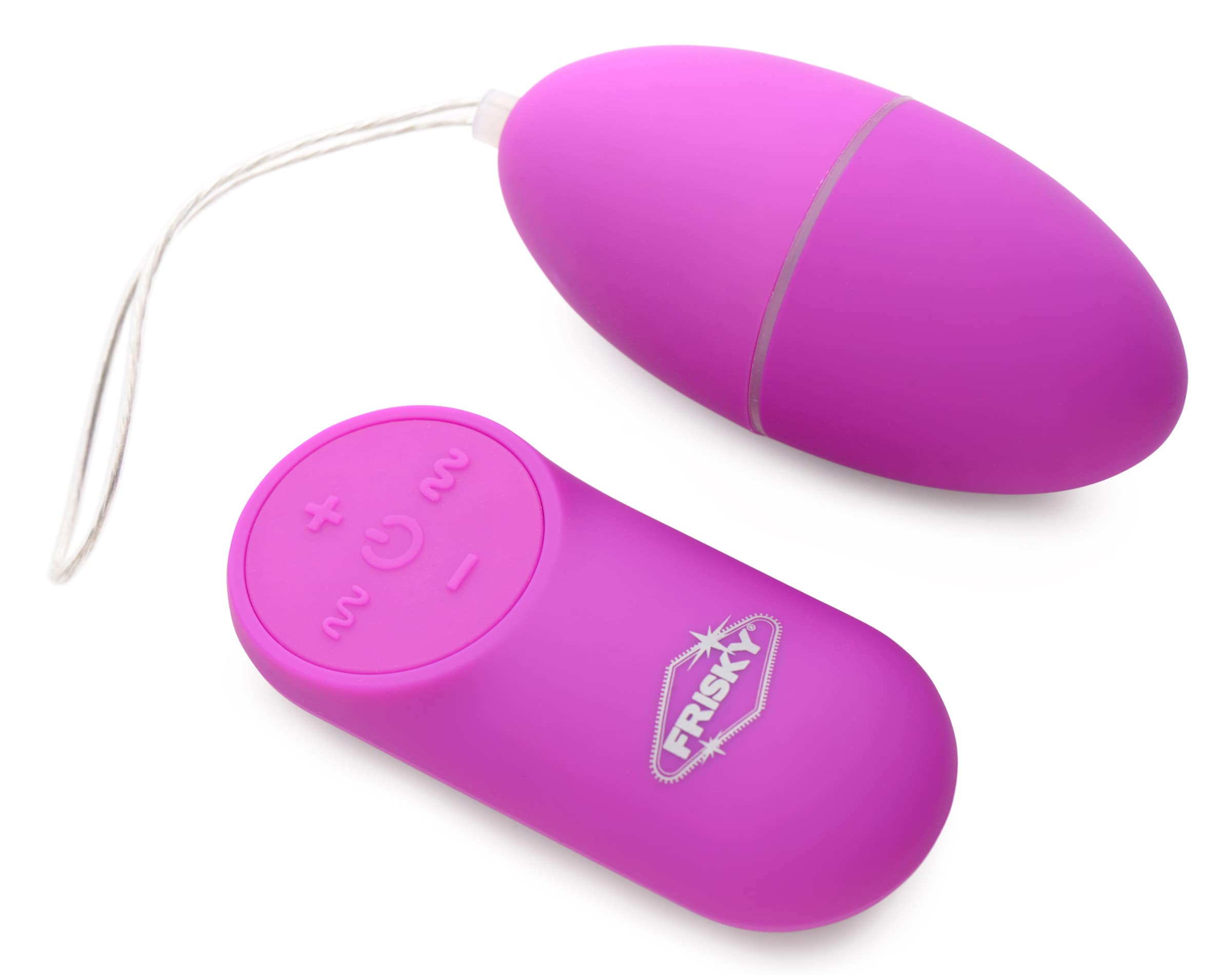 28X Scrambler Vibrating Egg with Remote Control - Purple - Image 4