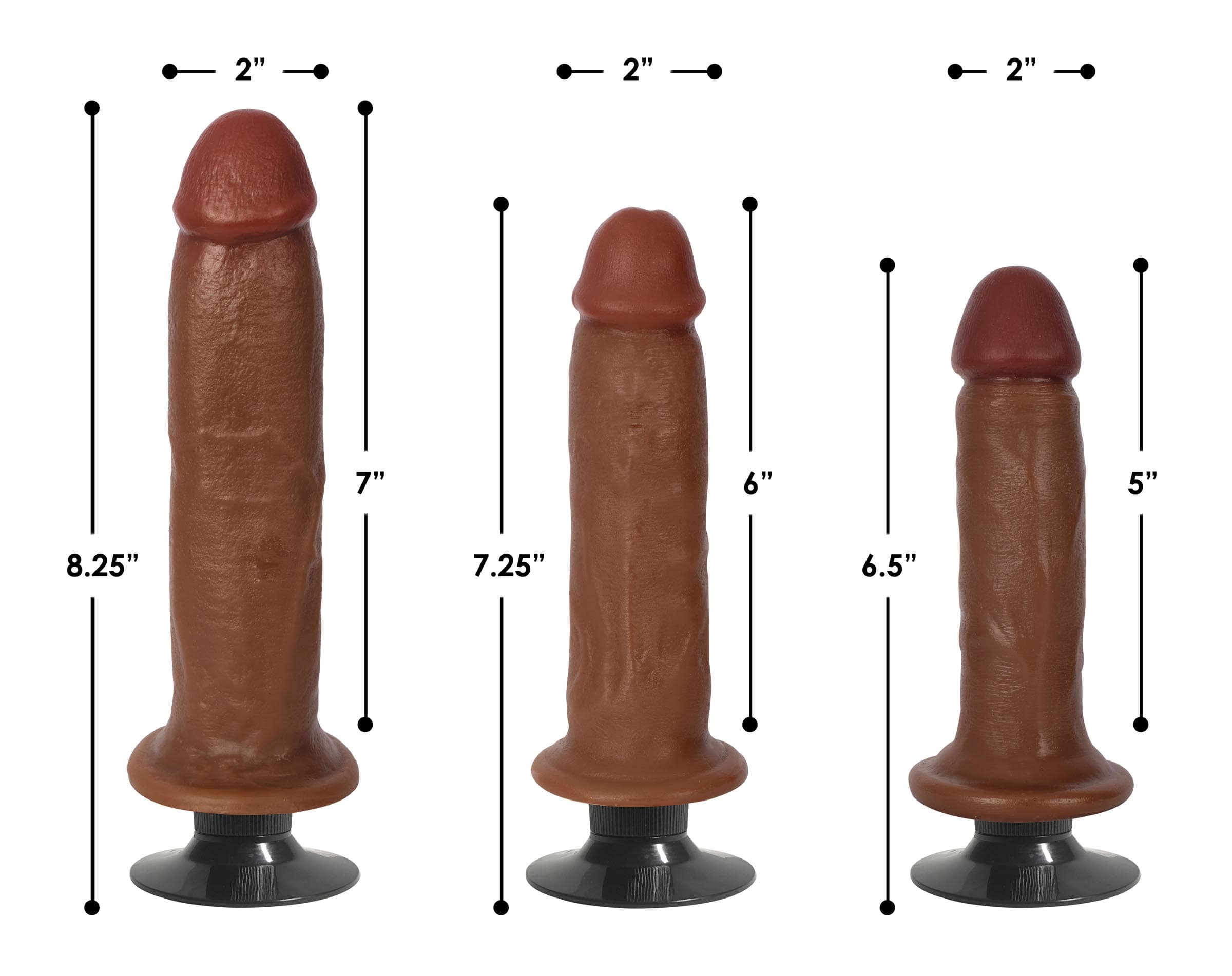 Jock Medium Vibrating Dildo - 6 Inch - Image 2