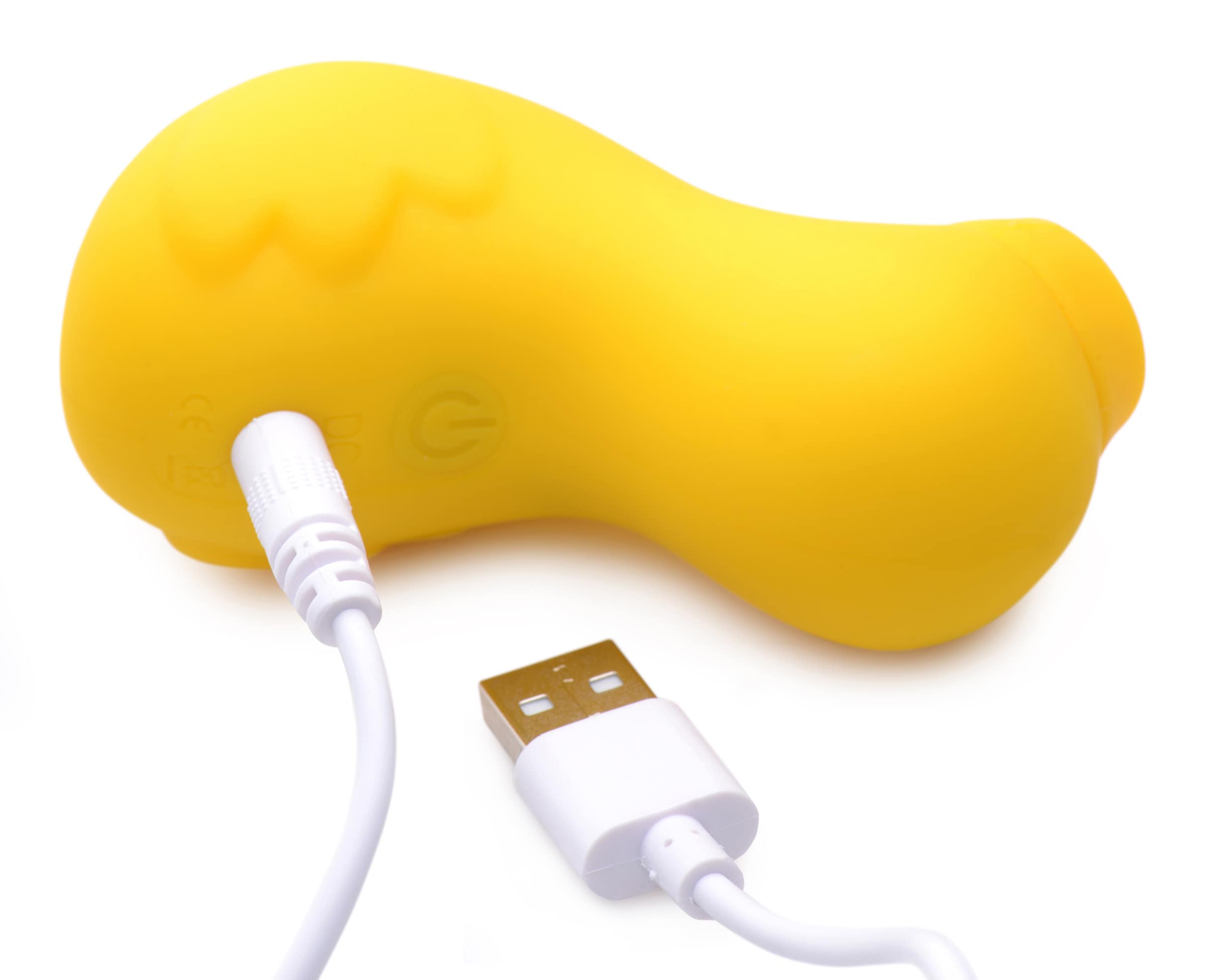 Sucky Ducky Silicone Clitoral Stimulator - Yellow - Image 5